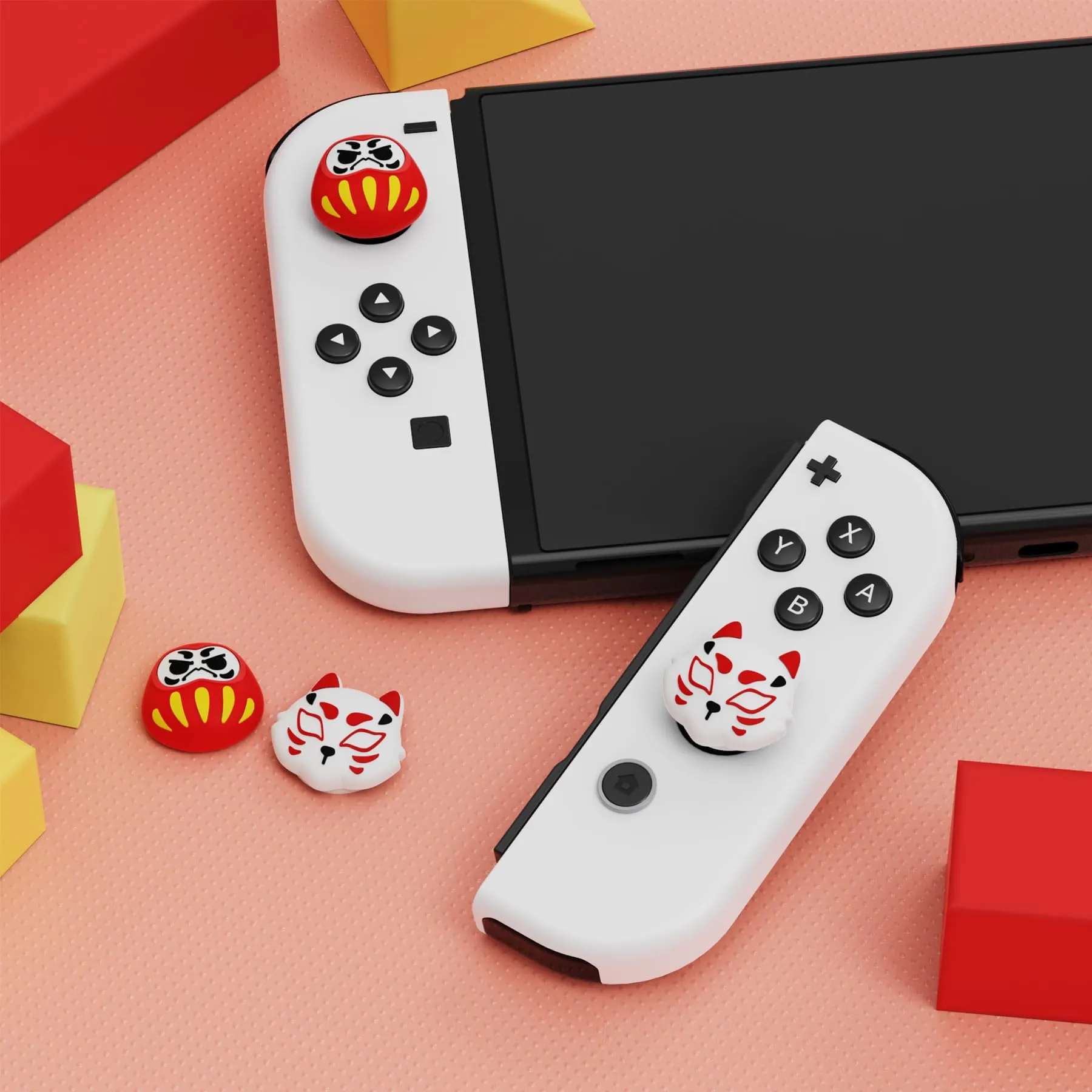 playvital Gommini per Nintendo Switch, Daruma&Kitsune - immagine 3