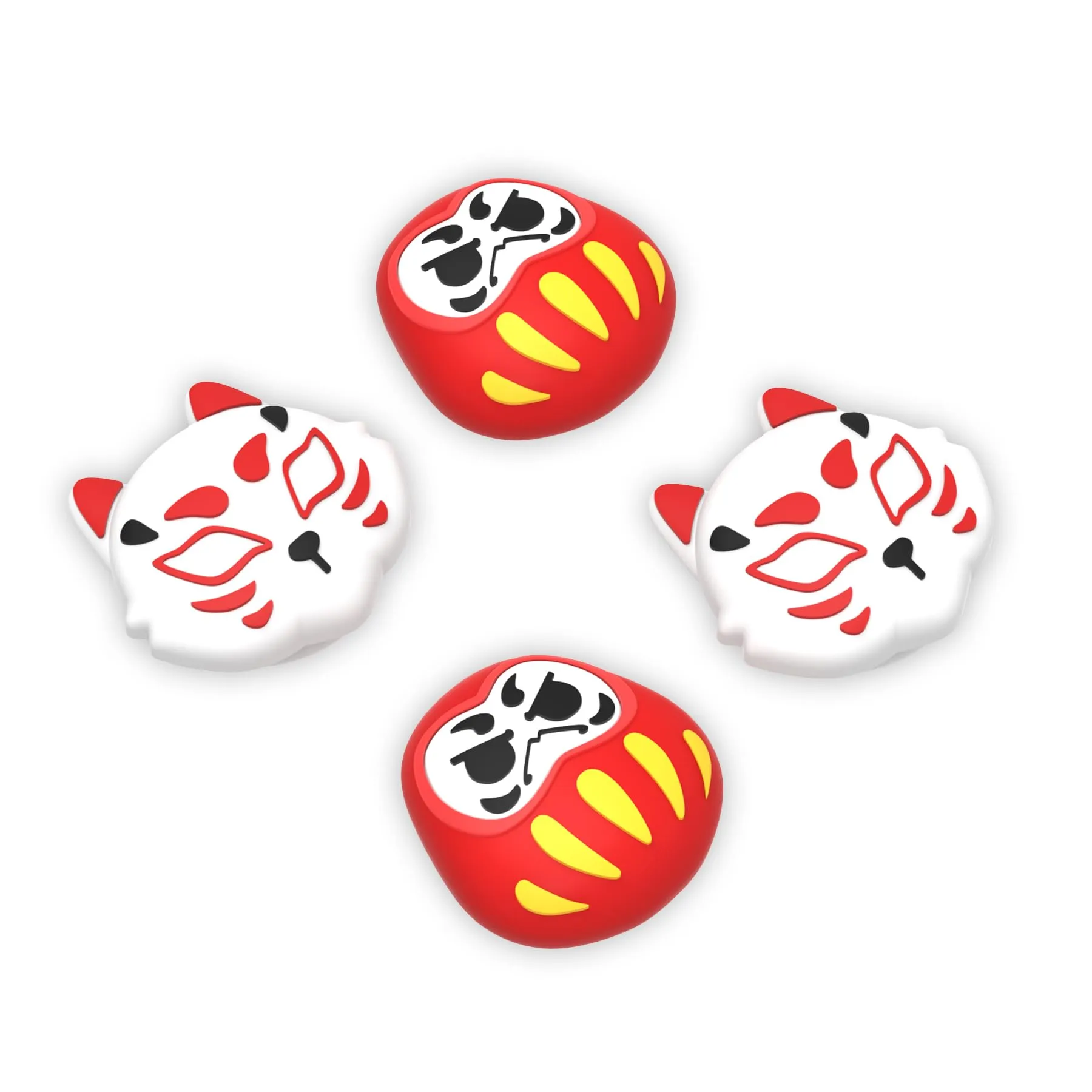 playvital Gommini per Nintendo Switch, Daruma&Kitsune - immagine 5