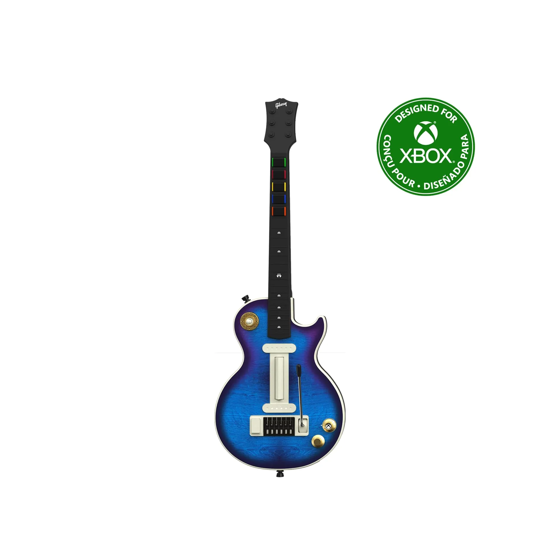 CRKD Gibson Les Paul Blueberry Burst Pro Edition per Xbox Series X|S, Xbox One, e PC - immagine 1