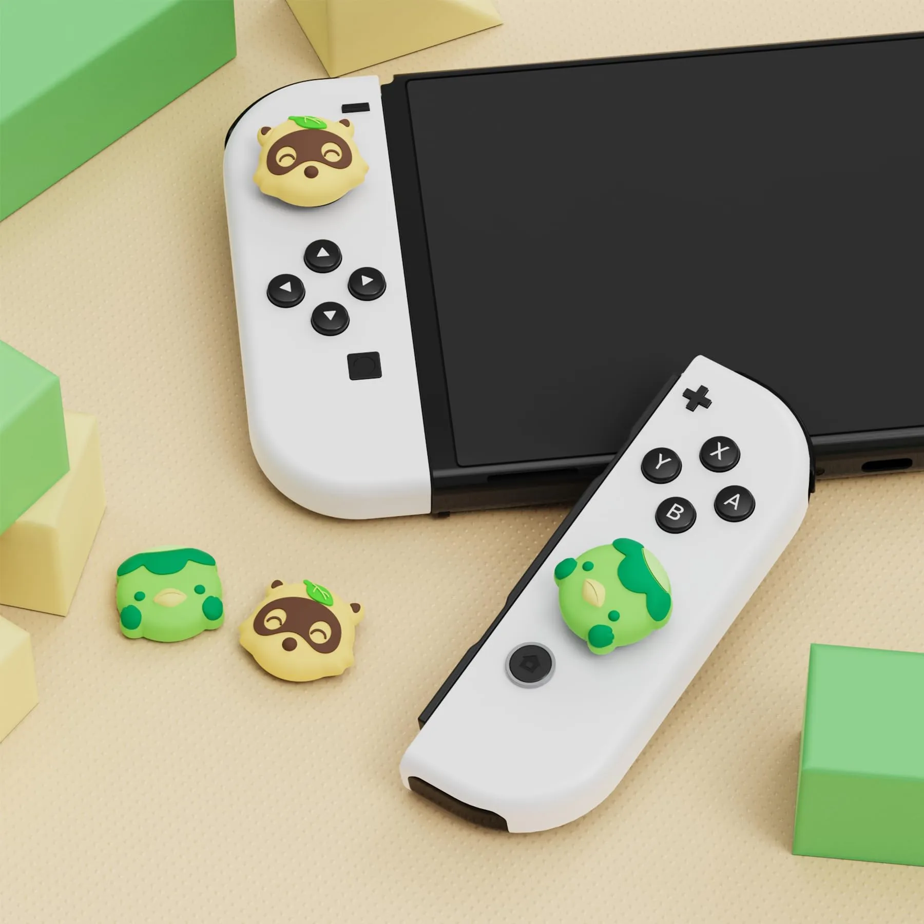 playvital Gommini per Nintendo Switch, Tanuki&Kappa - immagine 3