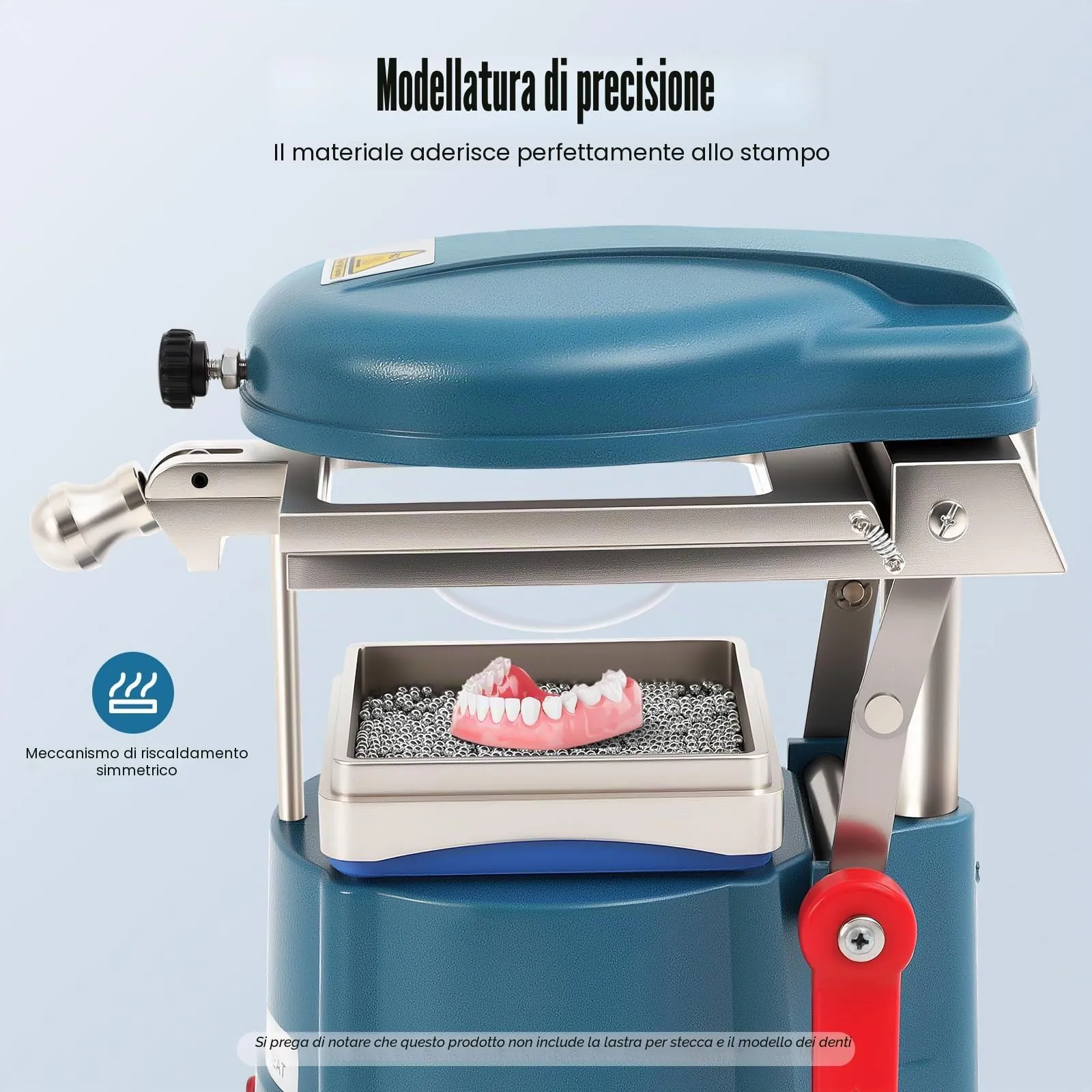 Dental Forming Machine Professionale Laboratorio Dentale Thermoforming 1000W Dental Vuoto Forming Macchina in Lega di Alluminio Termoforming Dentale Macchina per Ospedale, Laboratorio, Casa - immagine 5