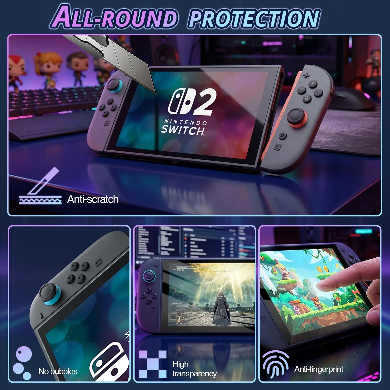 Teyomi Kit di Accessori 19 in 1 Compatibile con Nintendo Switch 2 - immagine 3