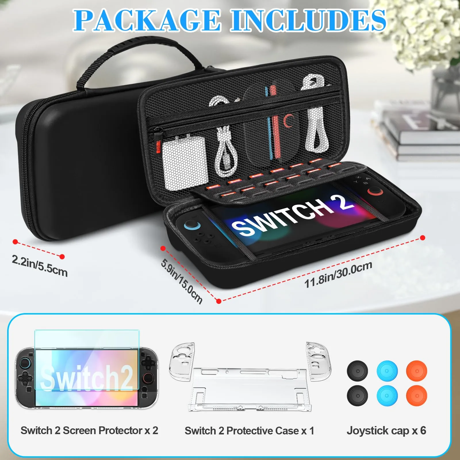 Teyomi Custodia Compatibile con Nintendo Switch 2 con Cover per Dock - immagine 2