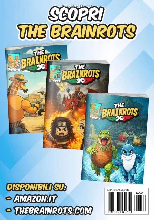 Le Avventure di SIX SEVEN - Volume 2 - 67 Personaggio Italian Brainrot: Tre mini storie complete di Six Seven, personaggio della serie a fumetti "The Brainrots" Comics - immagine 2