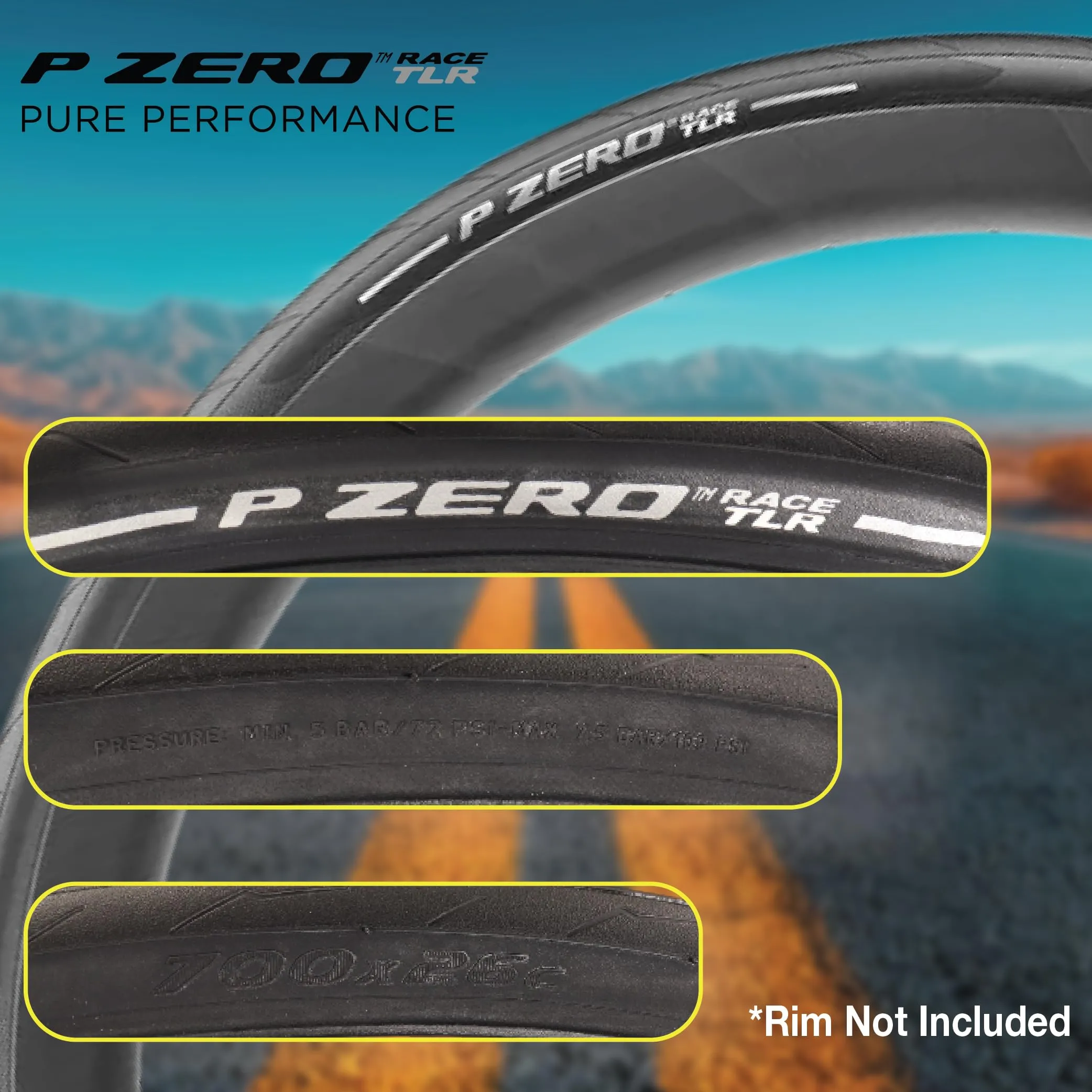 P ZERO™ Race TLR 26-622 SPEEDCore 127 tpi SmartEVO Black TLR - immagine 2