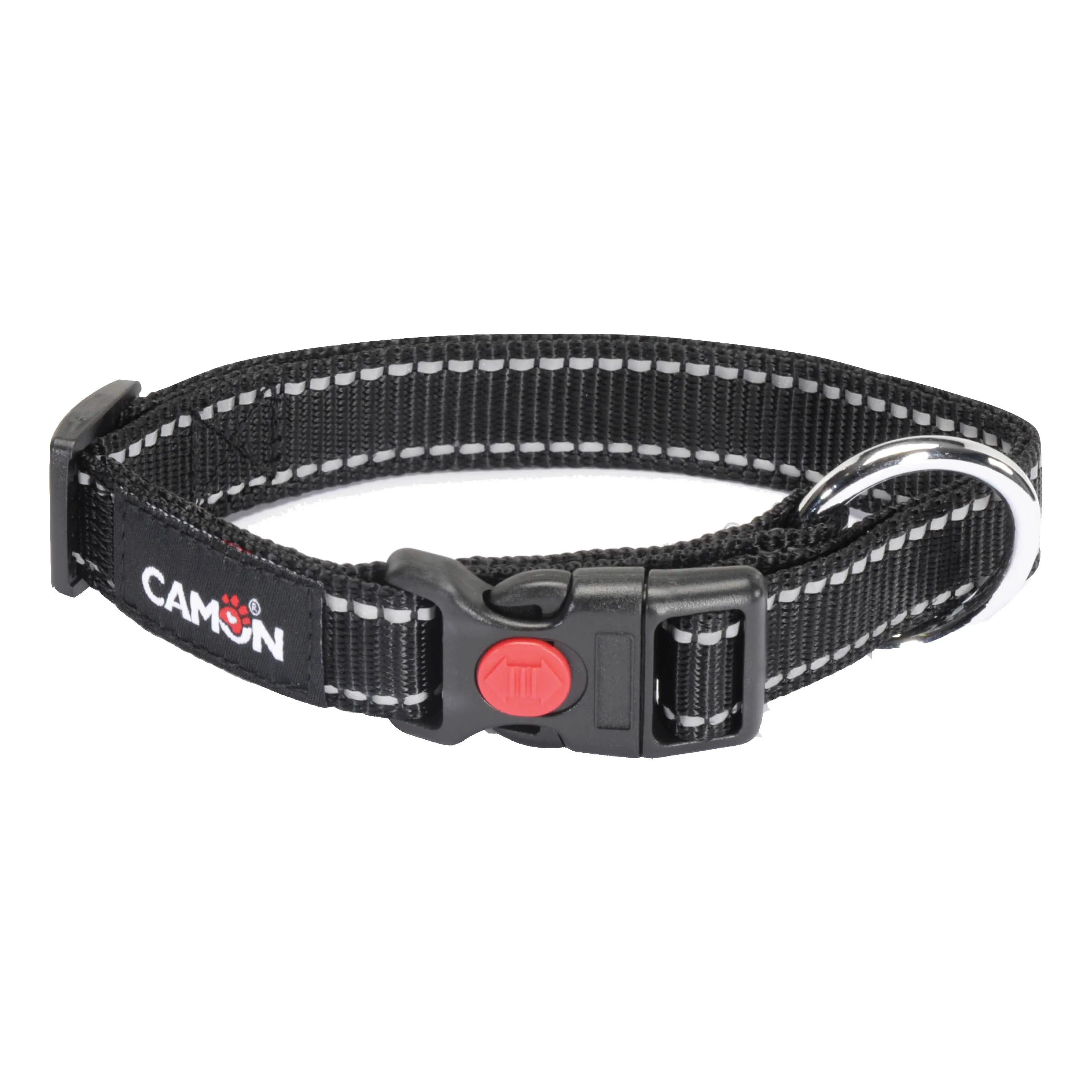 Collare lowtension reflex nero 25 mm x 42/68 cm - immagine 1