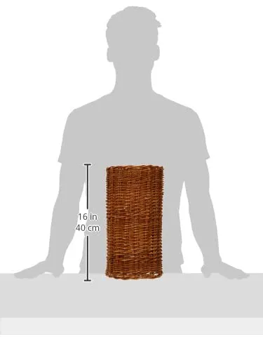 TRIXIE Tunnel in vimini per piccoli animali – 100% naturale – ø 20 × 38 cm - immagine 2