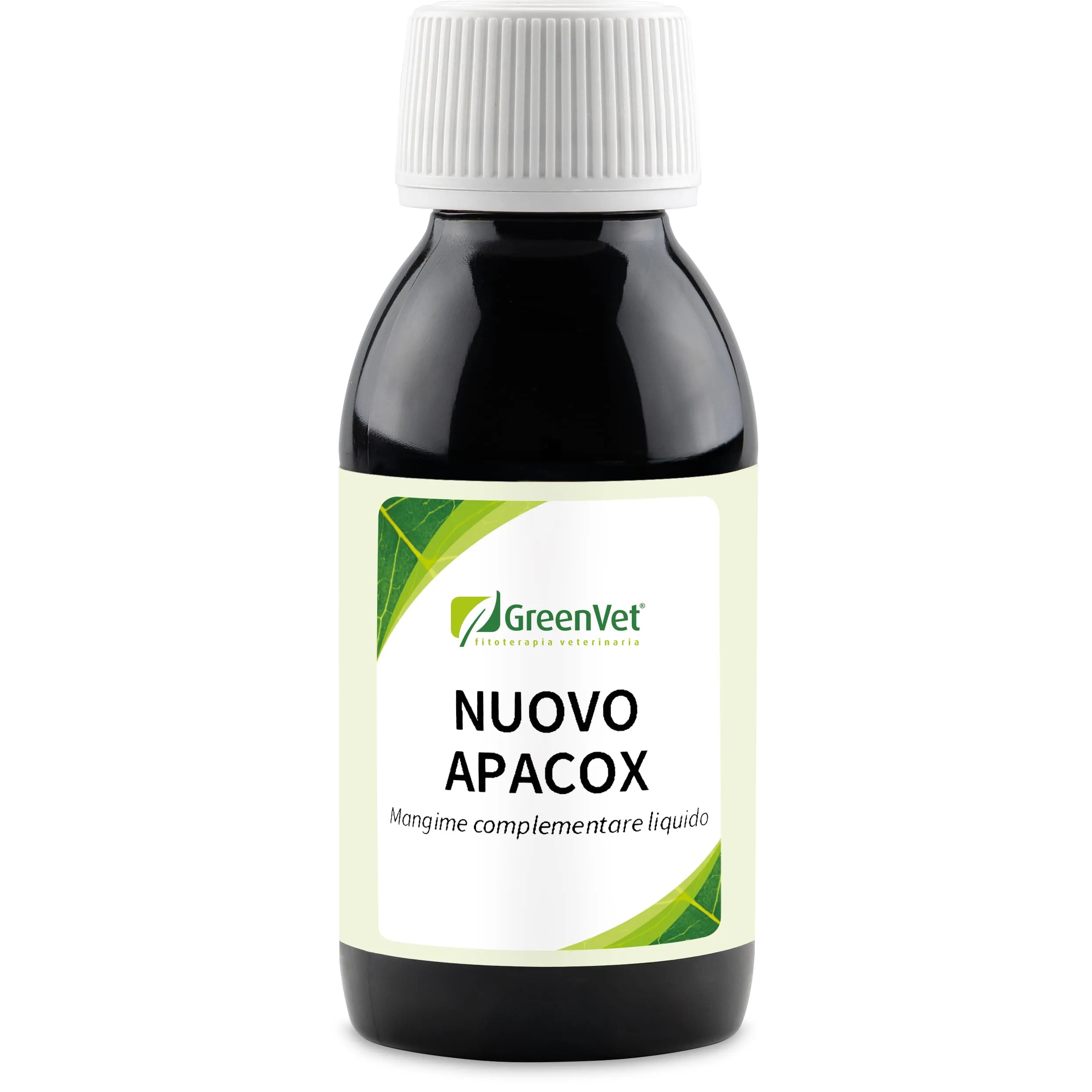 GreenVet Nuovo Apacox 100 ml – Mangime Complementare Liquido da Sciogliere in Acqua o nel Pastone – Formato Pratico per Privati e Allevamento – Fitoterapia Veterinaria Prodotta in Italia - immagine 1