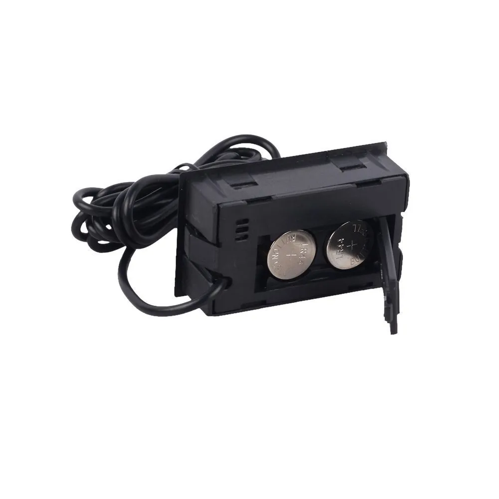 DollaTek Igrometro termometro Digitale LCD 2 in 1 con Esterno per rettili Acquario Incubatore Uccelli - Nero - immagine 3
