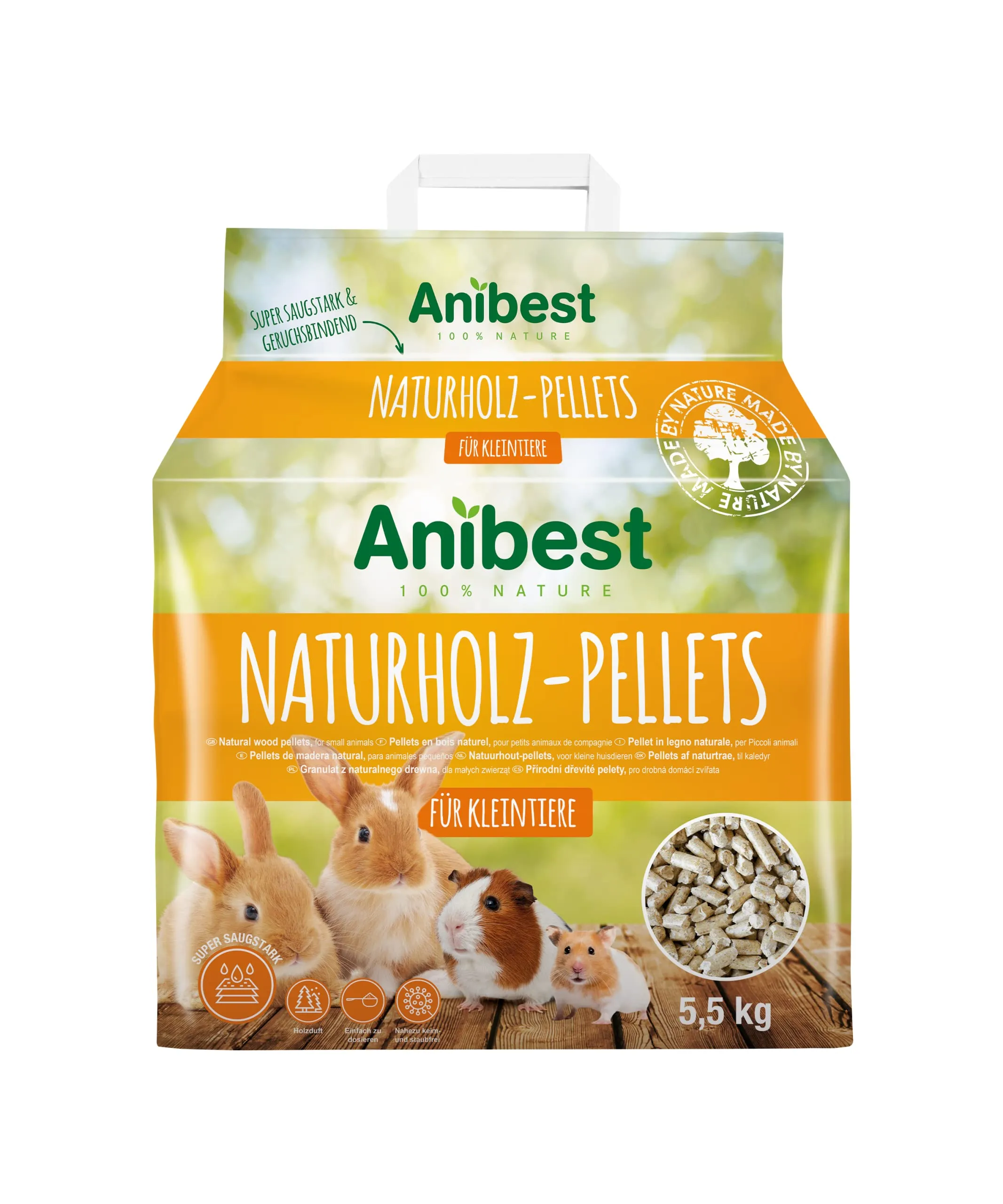 Anibest Pellet per Piccoli Animali - 5,5 kg - immagine 1