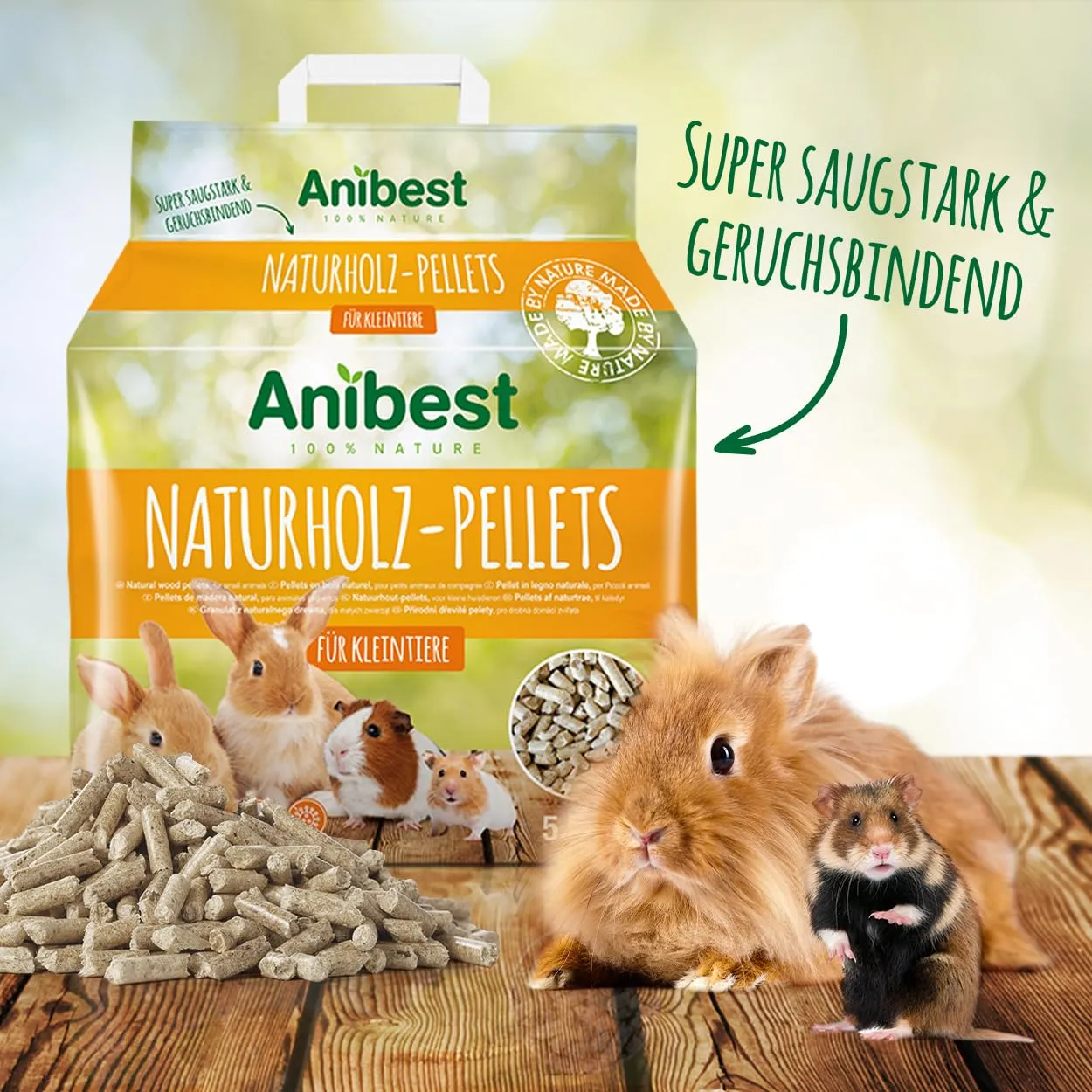 Anibest Pellet per Piccoli Animali - 5,5 kg - immagine 7