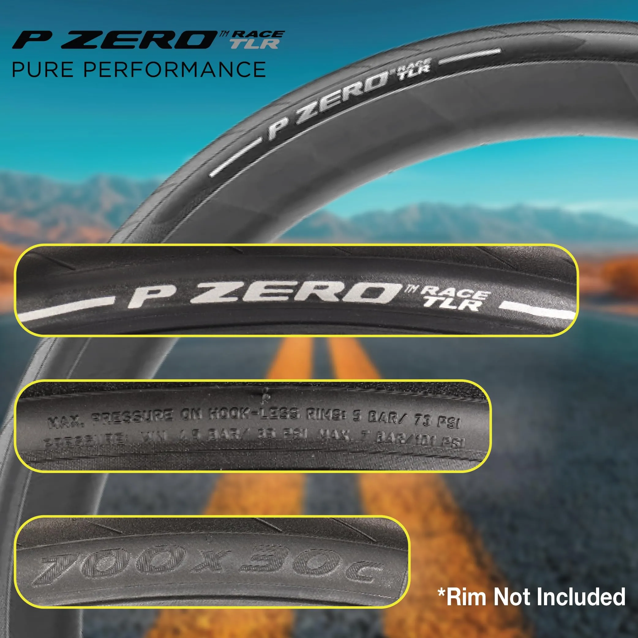P ZERO™ Race TLR 30-622 SPEEDCore 127 tpi SmartEVO Black TLR - immagine 2