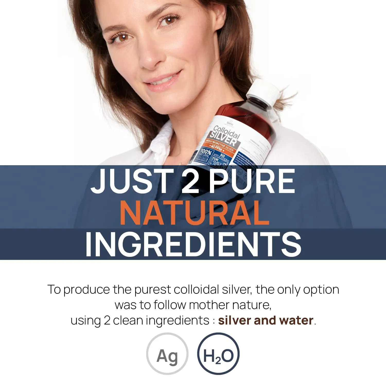 Argento Colloidale Puro 40 PPM 250 ml | Più potente di 20 PPM | 100% Naturale | Per l'Uomo e gli Animali (Cane, Gatto) | Carbon Neutral (250 ml) - immagine 4