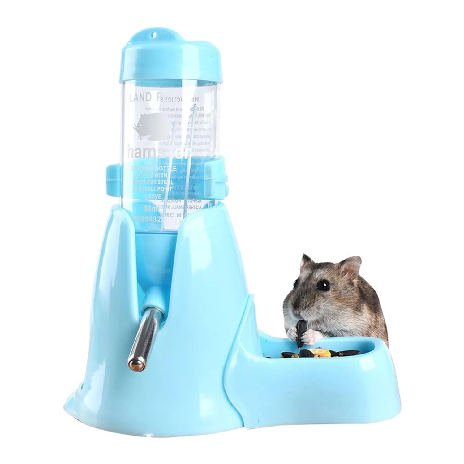 Norhogo 1 Pezzi Distributore automatico di acqua e cibo per criceti, 80 ml - immagine 1