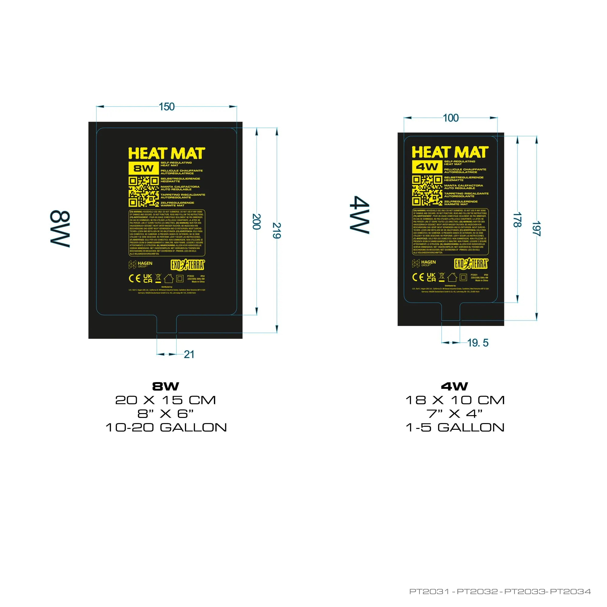PT-2032 Heat Mat 8W 20X15CM - immagine 3