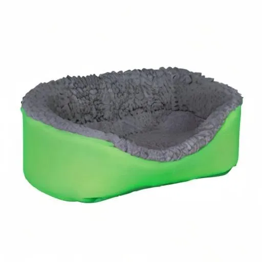 Trixie Pet Products Lettino Morbido, per Conigli, Large, Verde/Grigio. - immagine 2