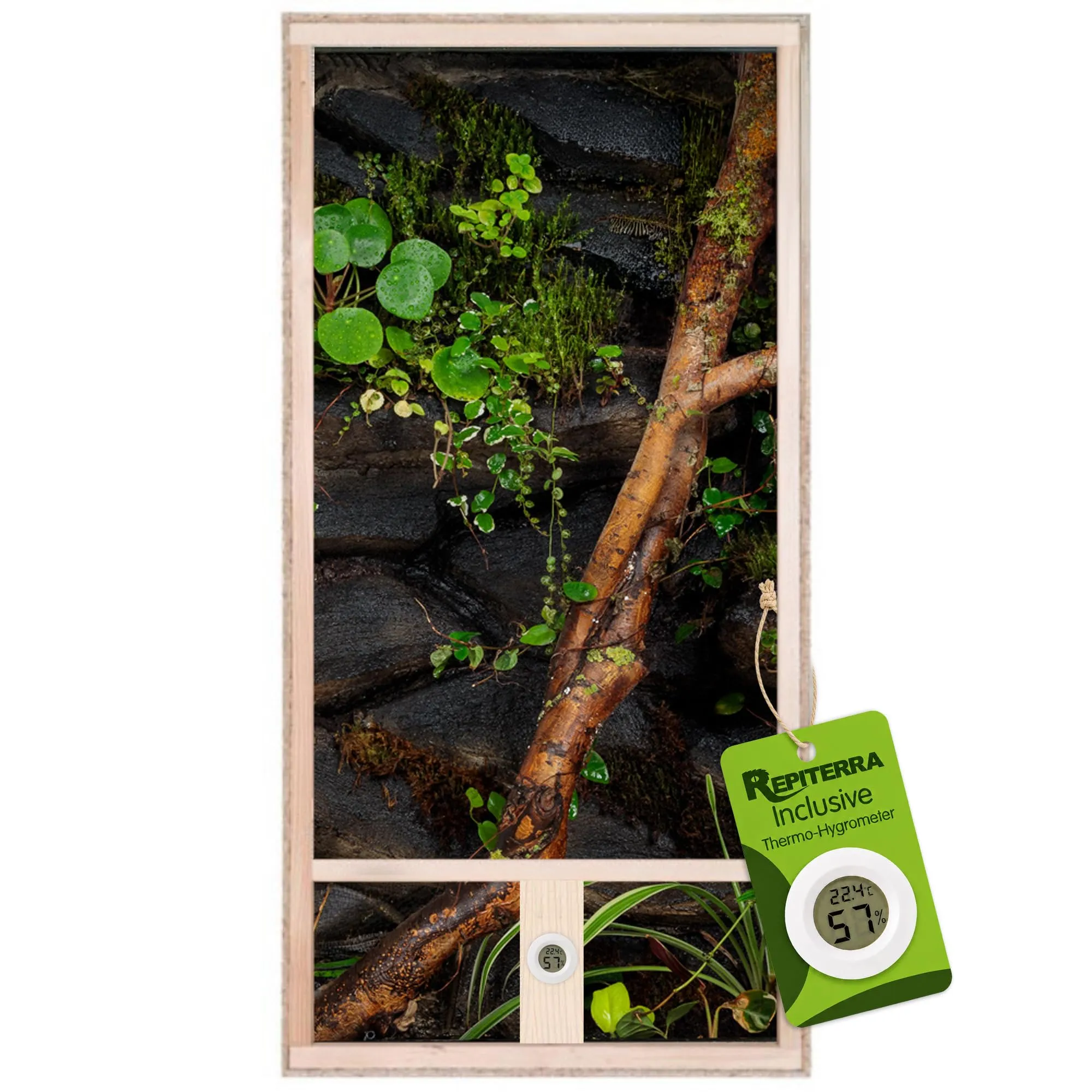 Grande Rettile Terrario interno Terrario Ventilazione laterale per serpenti e lucertole, 60x120x60 - immagine 1