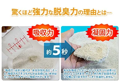 Biosand Lettiera per gatti - Super Agglomerante Bianca Profumata - 10 Litri - immagine 3