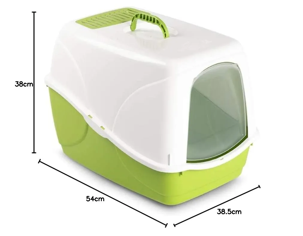 LETTIERA GATTO CHIUSA 54x38.5x38cm colore casuale【Con tappetino Lettiera colore casuale】 - immagine 9