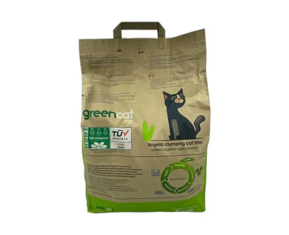 Greencat lettiera per gatti a base d'orzo (2 x 20 litri) tot. 16 kg - immagine 4