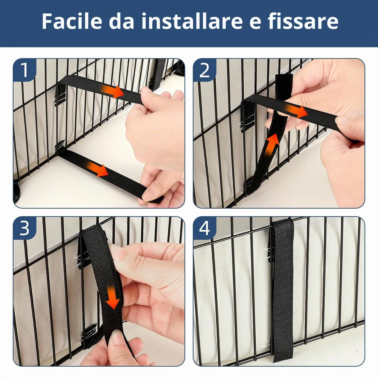 Mfsdai Impermeabile Oxford tessuto Habitat per Guinea Pig Pet Cage(gabbia non inclusa),Guinea Pig lettiera gabbie Liner per fai da te gabbia per animali di piccole dimensioni,Lavabile PIPI Pads XL - immagine 4