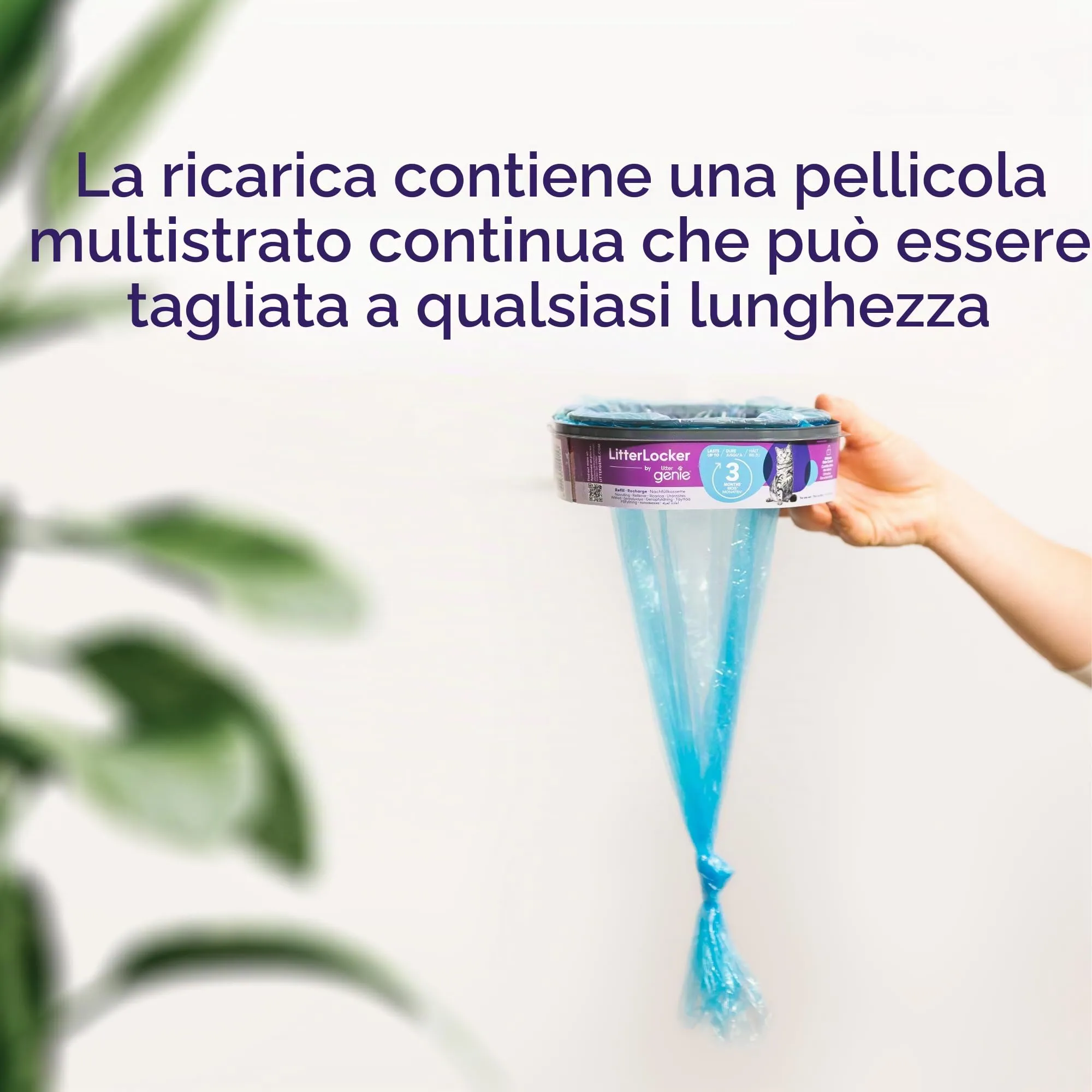 Litter Genie - 1 Ricarica XL Octo 3 Mesi - Per LitterLocker Fashion - immagine 6