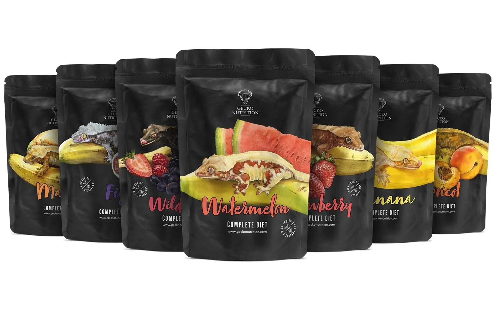 Alimento speciale per gecki (5 gusti mix, 50 gr) - immagine 1