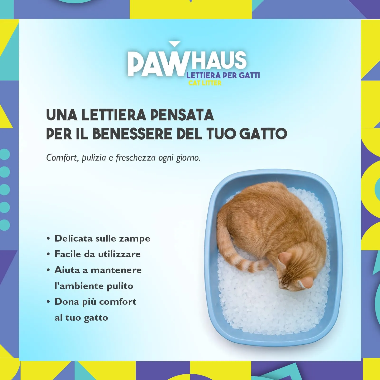 PawHaus 3.8L Lettiera in Cristalli di Silicio per Gatti - immagine 7