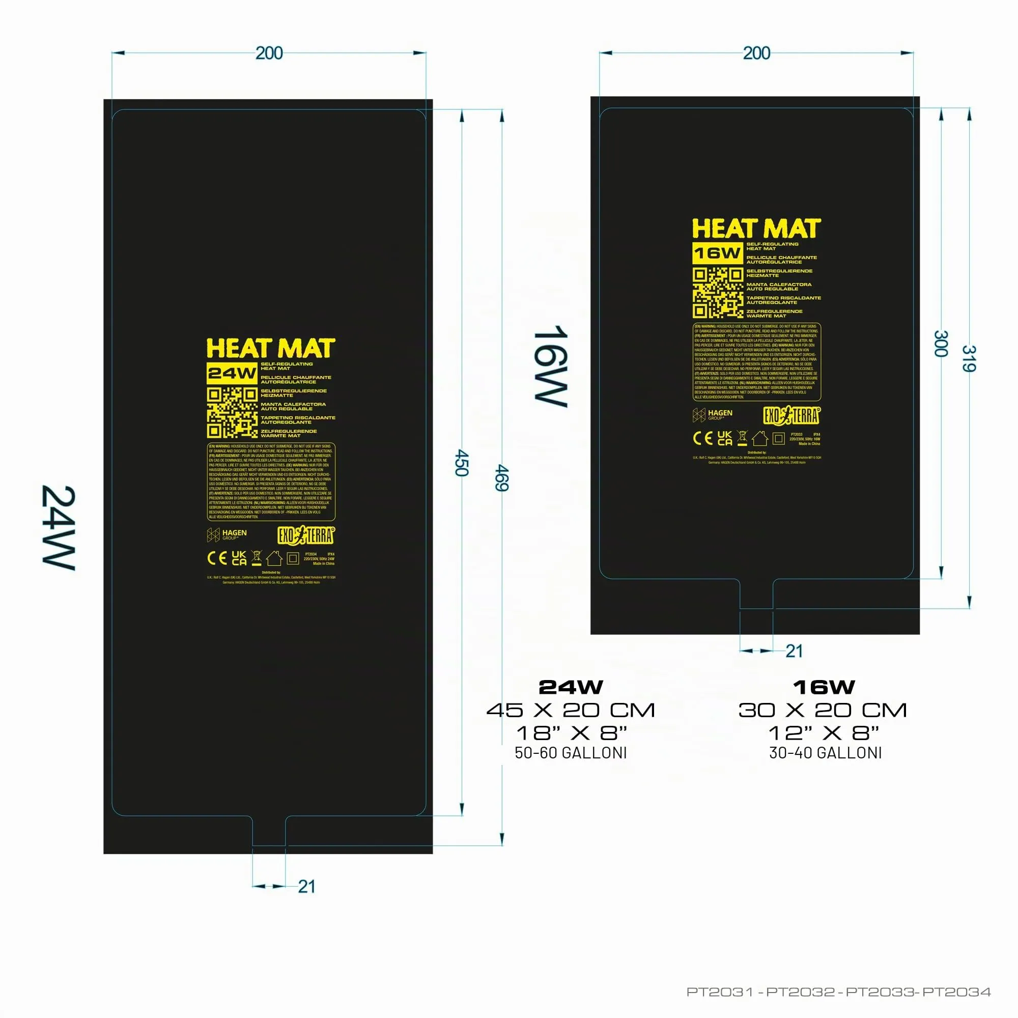 EXOTERRA PT-2033 Heat Mat 16W 30X20CM - immagine 3