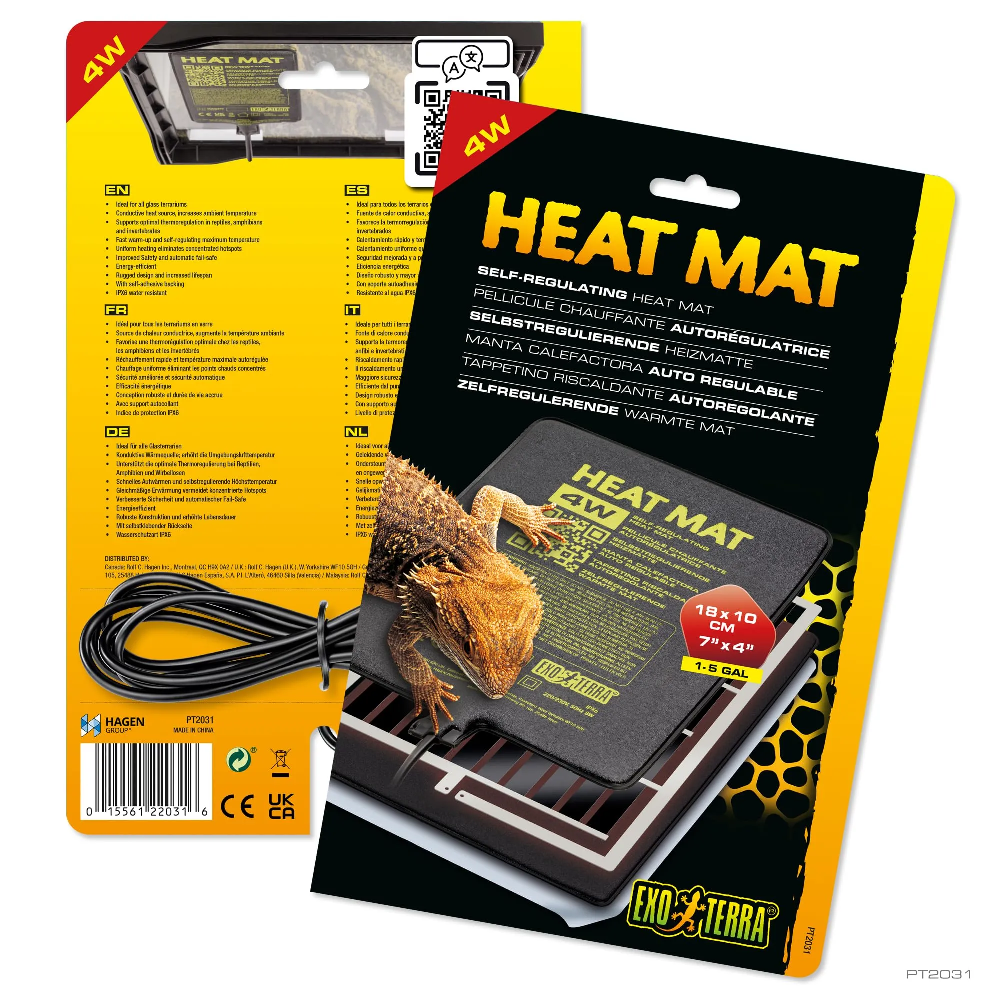 PT-2031 HEAT MAT 4W 18X10CM - immagine 1