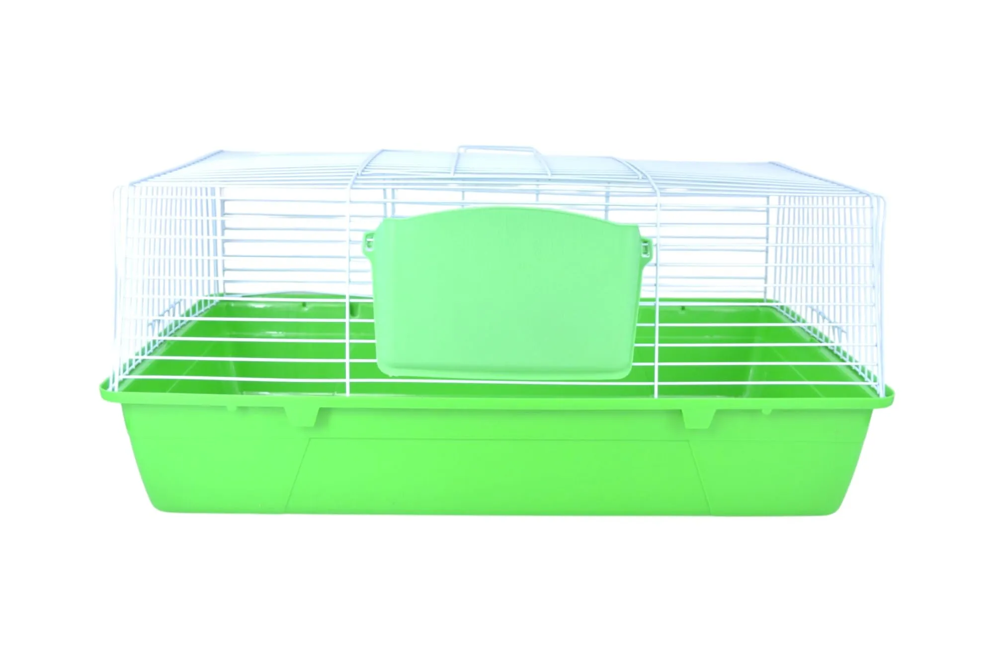 Pet's Solution - Gabbia per Coniglio Nano e Piccoli Roditori, con Portafieno e Doppia Apertura - Verde 84,5x48,5x37h cm - immagine 1