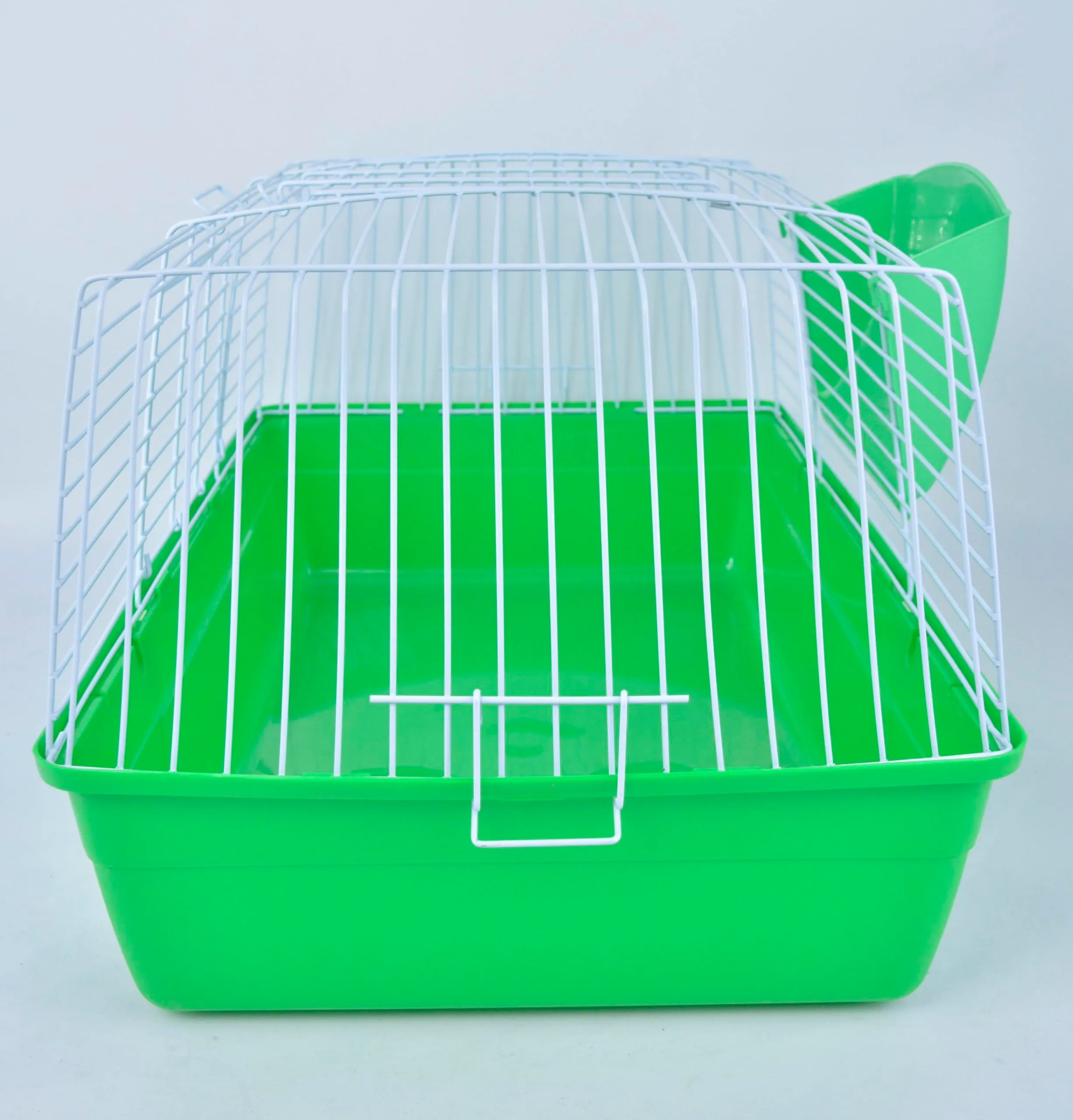 Pet's Solution - Gabbia per Coniglio Nano e Piccoli Roditori, con Portafieno e Doppia Apertura - Verde 71x44x36,5h cm - immagine 3