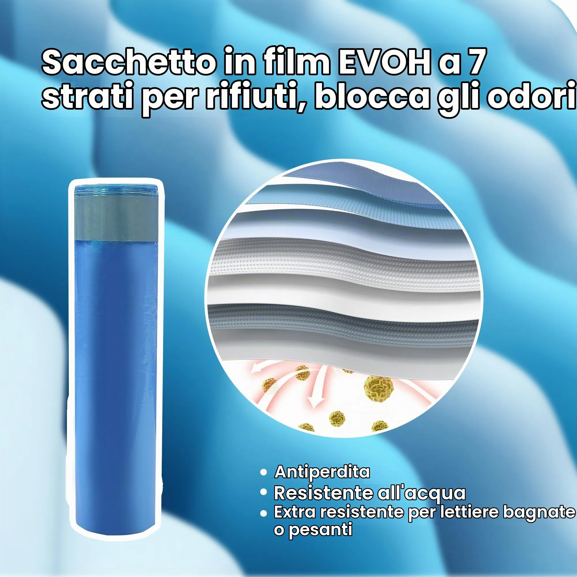 Neakasa PooGuard, Cestino per Lo smaltimento della lettiera, 9,2 l, per lettiera per Gatti, rifiuti e Pannolini, con finestrella di visualizzazione, Apertura più Ampia e Sacchetto di Ricarica per 4 - immagine 6