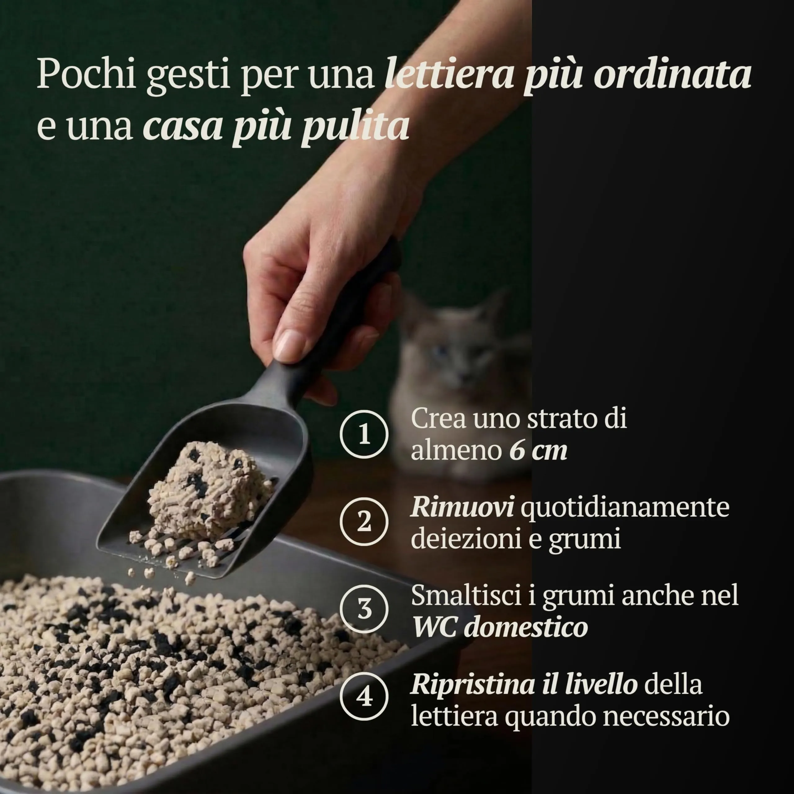 Natural Derma Pet Lettiera Gatto Agglomerante Carboni Attivi da 20 L - immagine 5