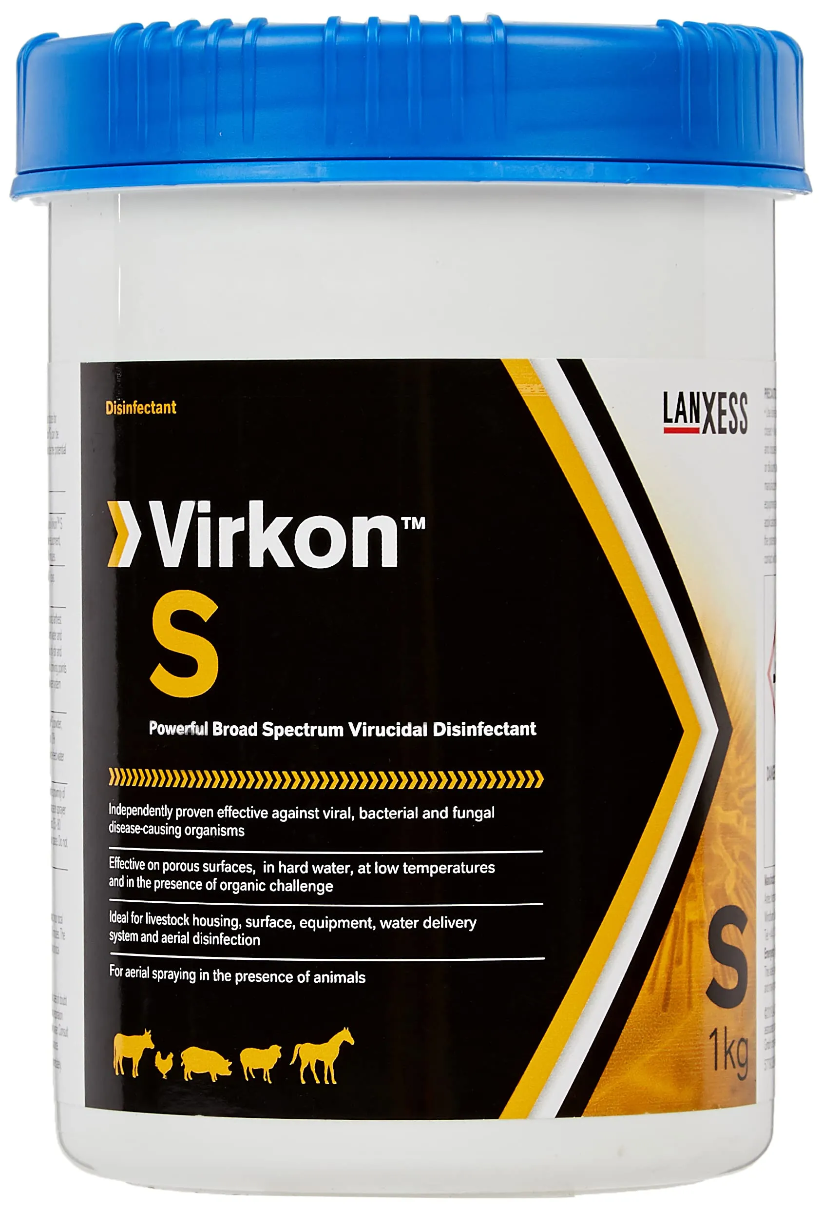 VIRKON S ampio spettro DISINFETTANTE, 1 kg - immagine 1