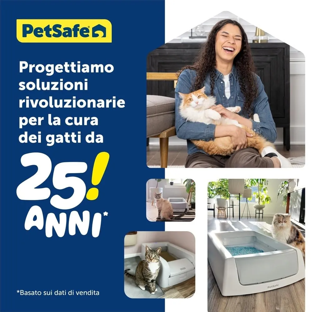 PetSafe ScoopFree Vassoio Cristalli Blu, Confezione da 1 - immagine 6