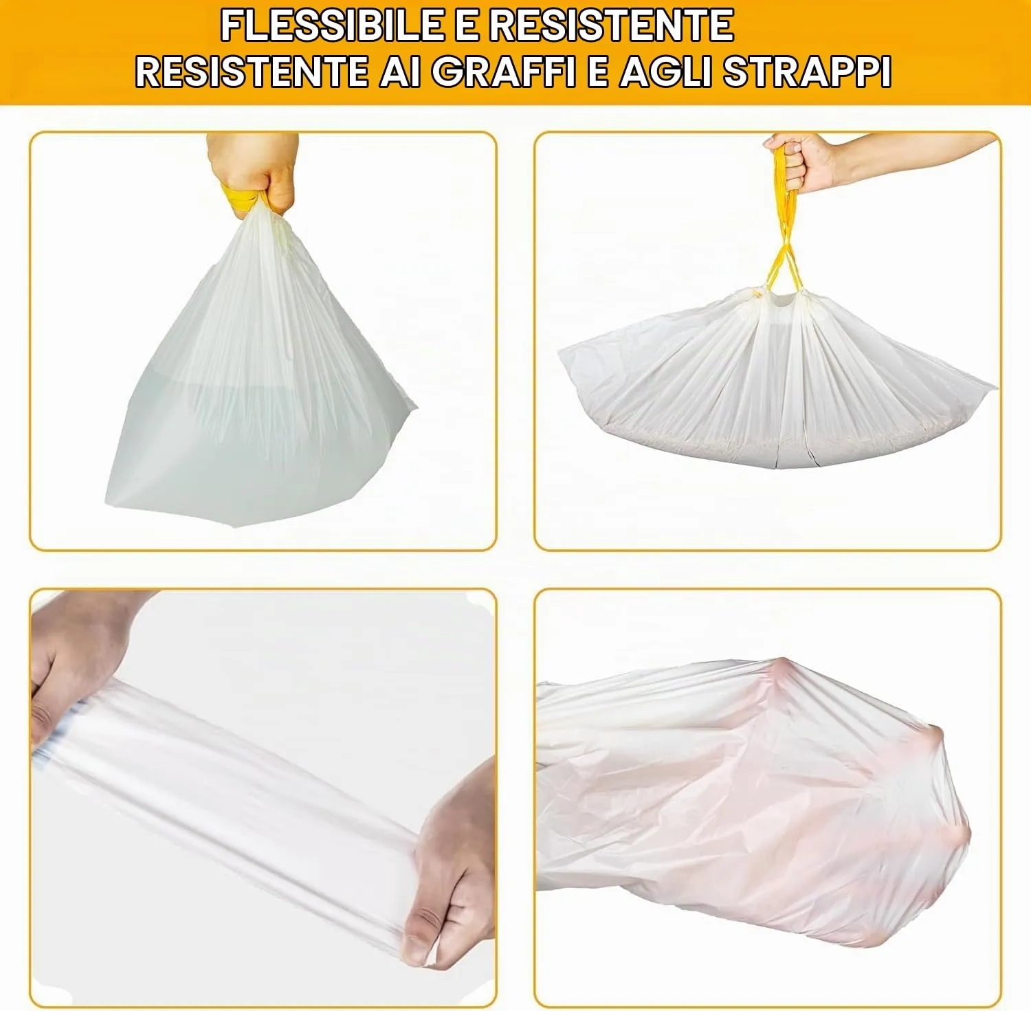 14 Sacchetti per Lettiera Gatto,Sacchi lettiere,Sacchetto gatti-L940x457mm - immagine 3