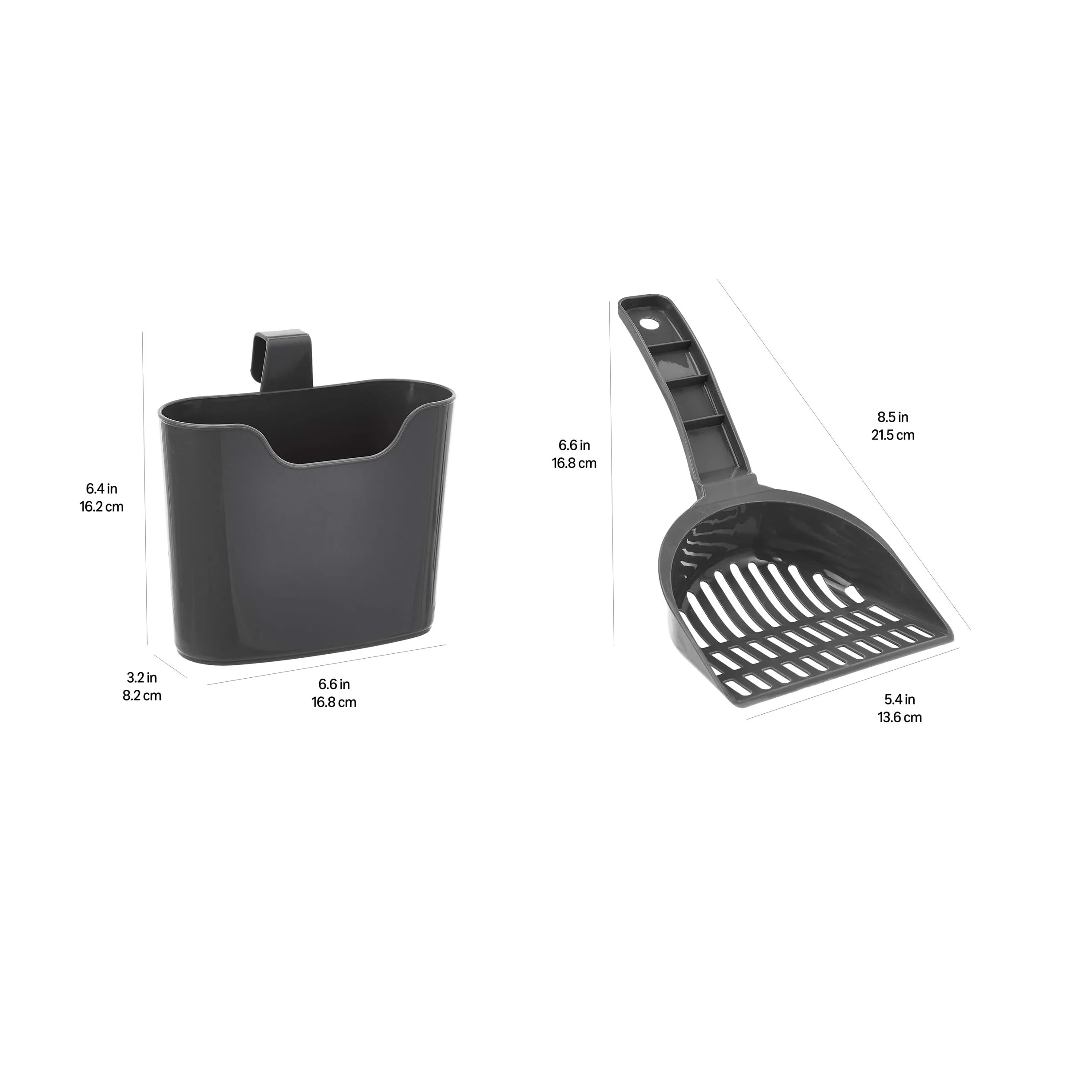 Amazon Basics Paletta raccogli gatto lettiera con supporto, Senza profumo, 1 unità - immagine 5