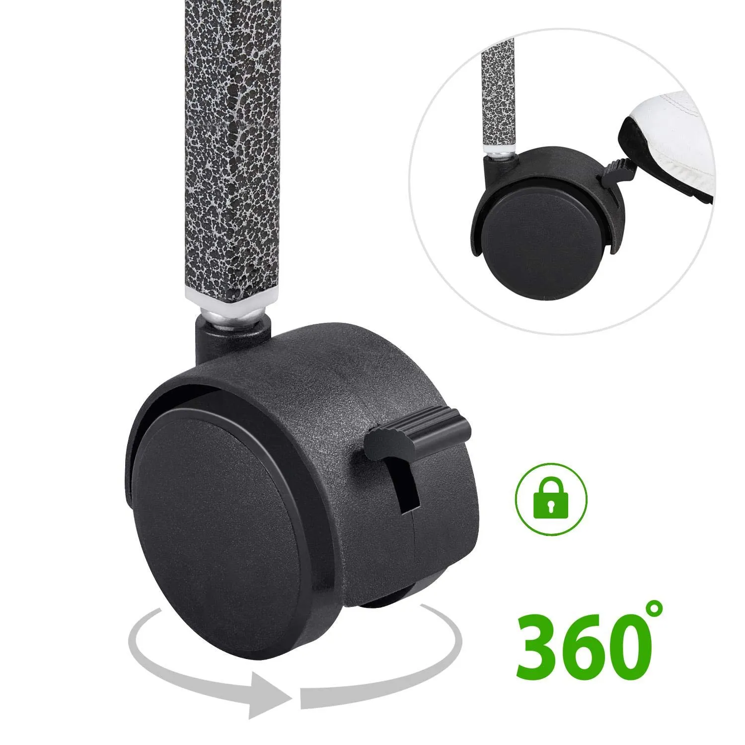 Yaheetech Gabbia Voliera Uccelli con Divisorio 95,5 × 45,5 × 105 cm Nera - immagine 9