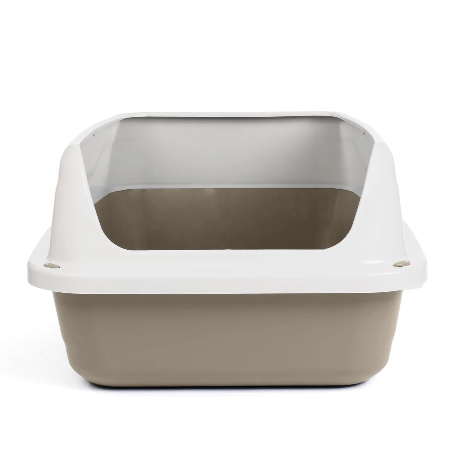 Patam lettiera aperta per gatti con bordi alti e paletta omaggio, 56 cm x 40 cm x 24 cm Made in Italy – Milù Maxi Beige - immagine 3