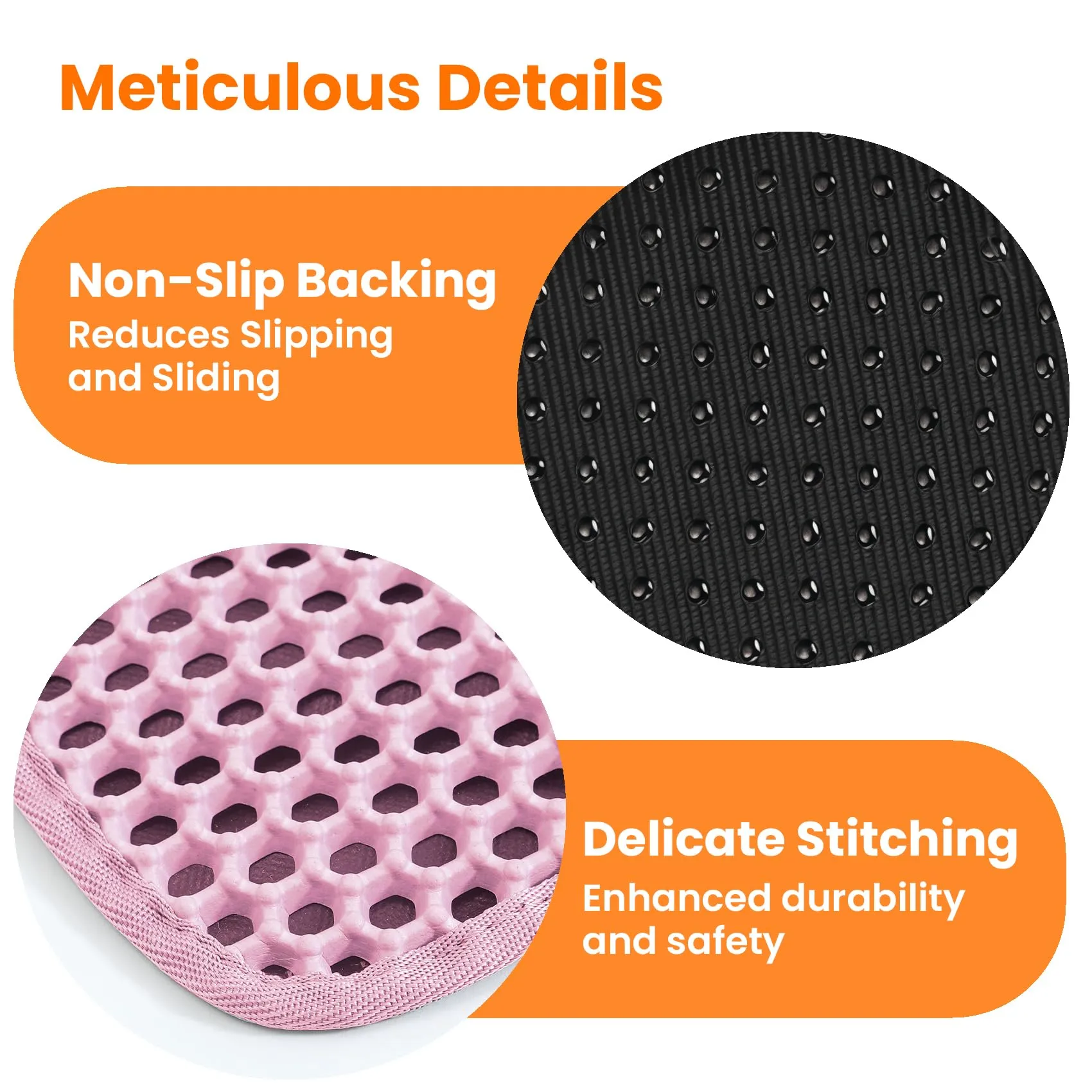 Petinstinct Tappetino Extra Grande per Lettiera Gatto, Design Nido d'Ape - immagine 8
