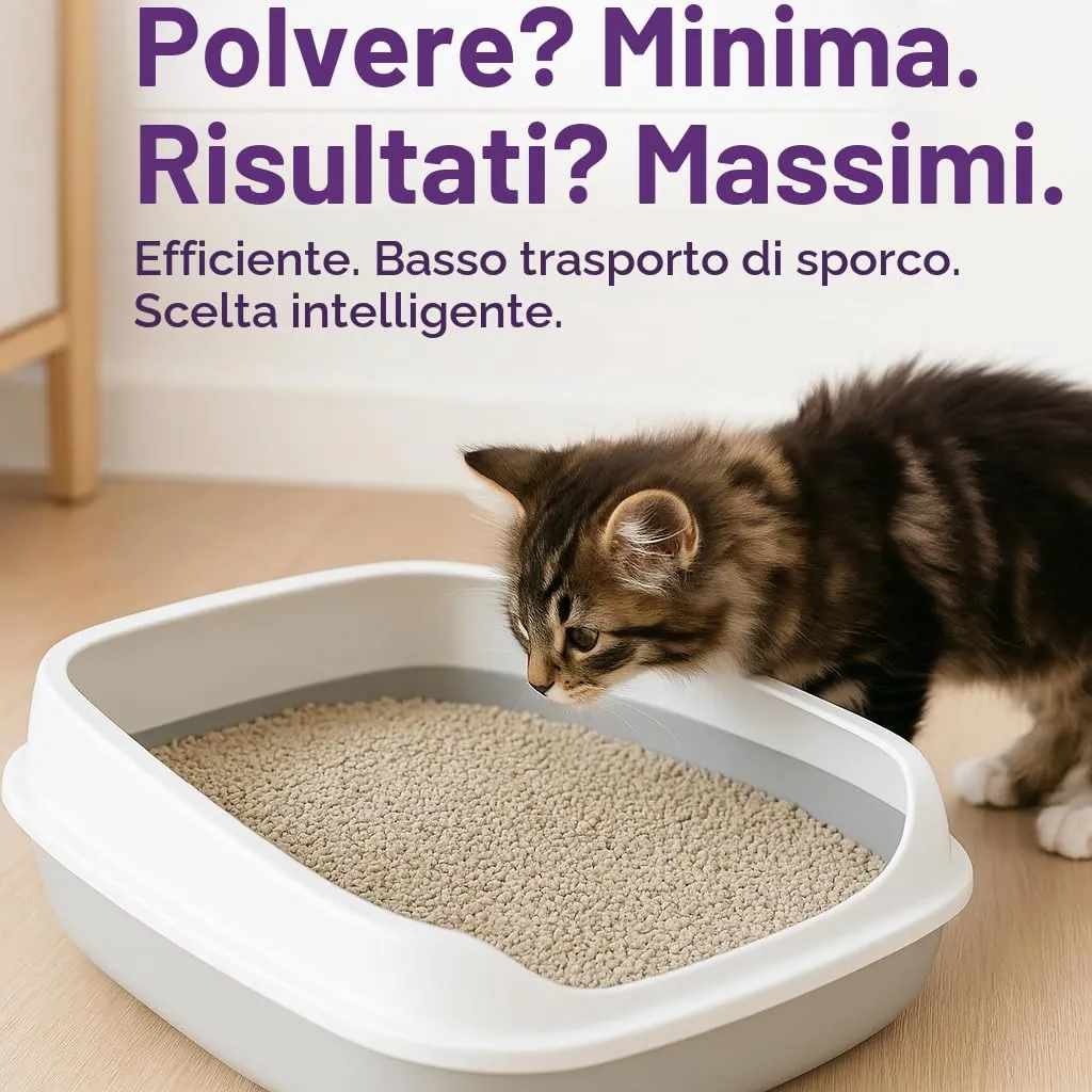 Flamingo Lettiera per gatti - lettiera agglomerante - Profumo di lavanda - 12L (12KG) per 10 settimane - Origine Canada - adatta anche per gattini Ideale per 1 o più gatti - immagine 4