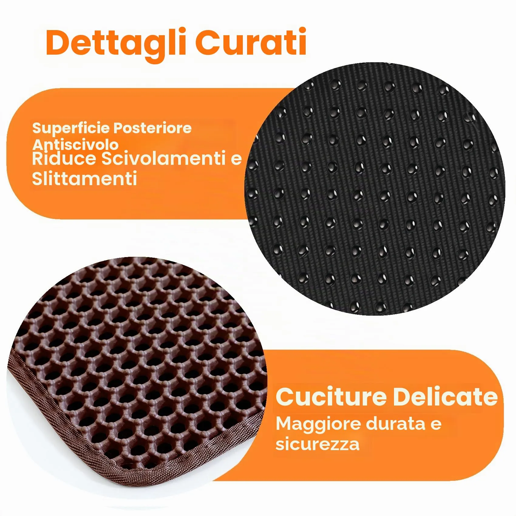 Petinstinct Tappetino per Lettiera Gatto, Design Nido d'Ape 2 Strati - immagine 8