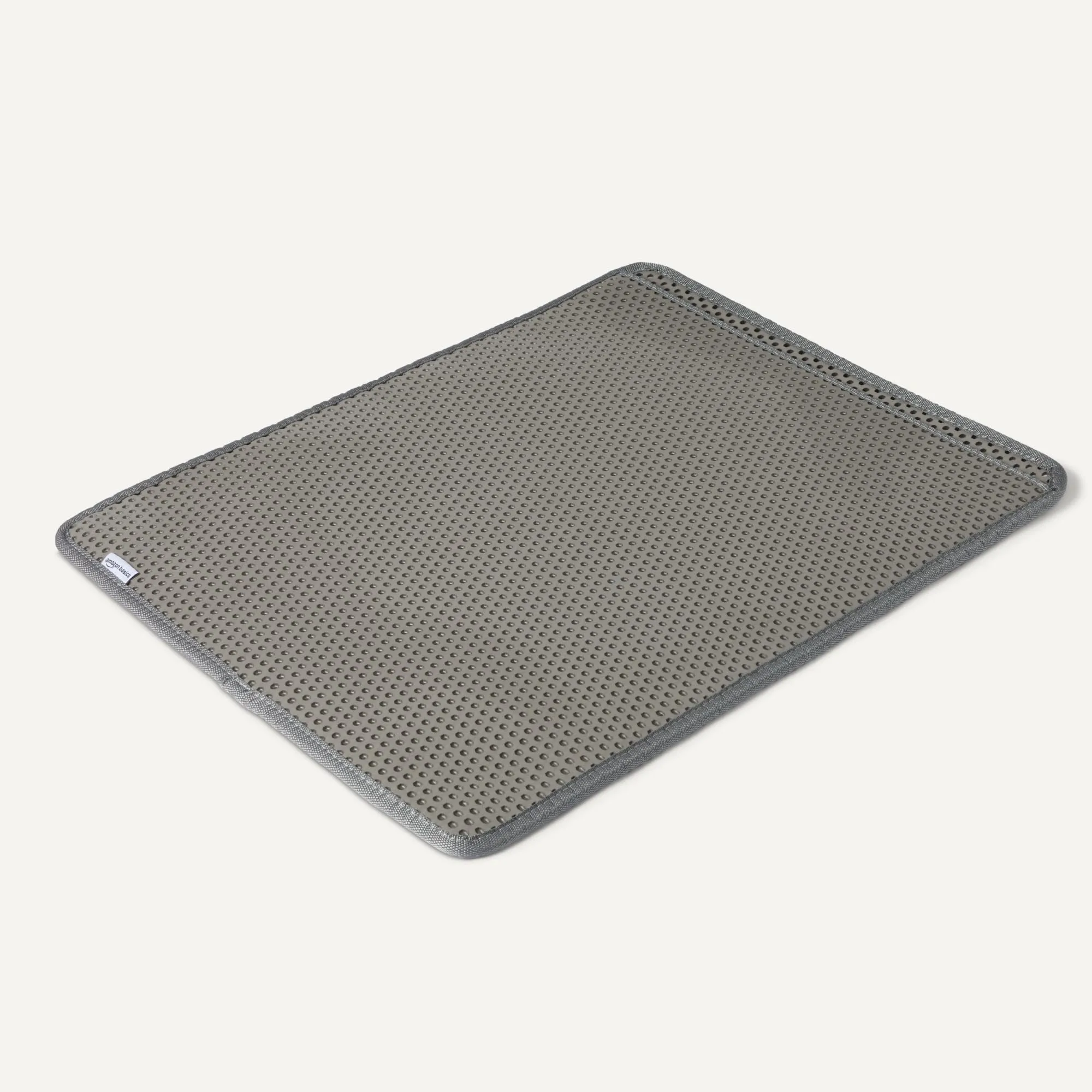 Amazon Basics, Tappetino per lettiera per Gatti a Doppio Strato, Grigio, 76cm x 61cm - immagine 4