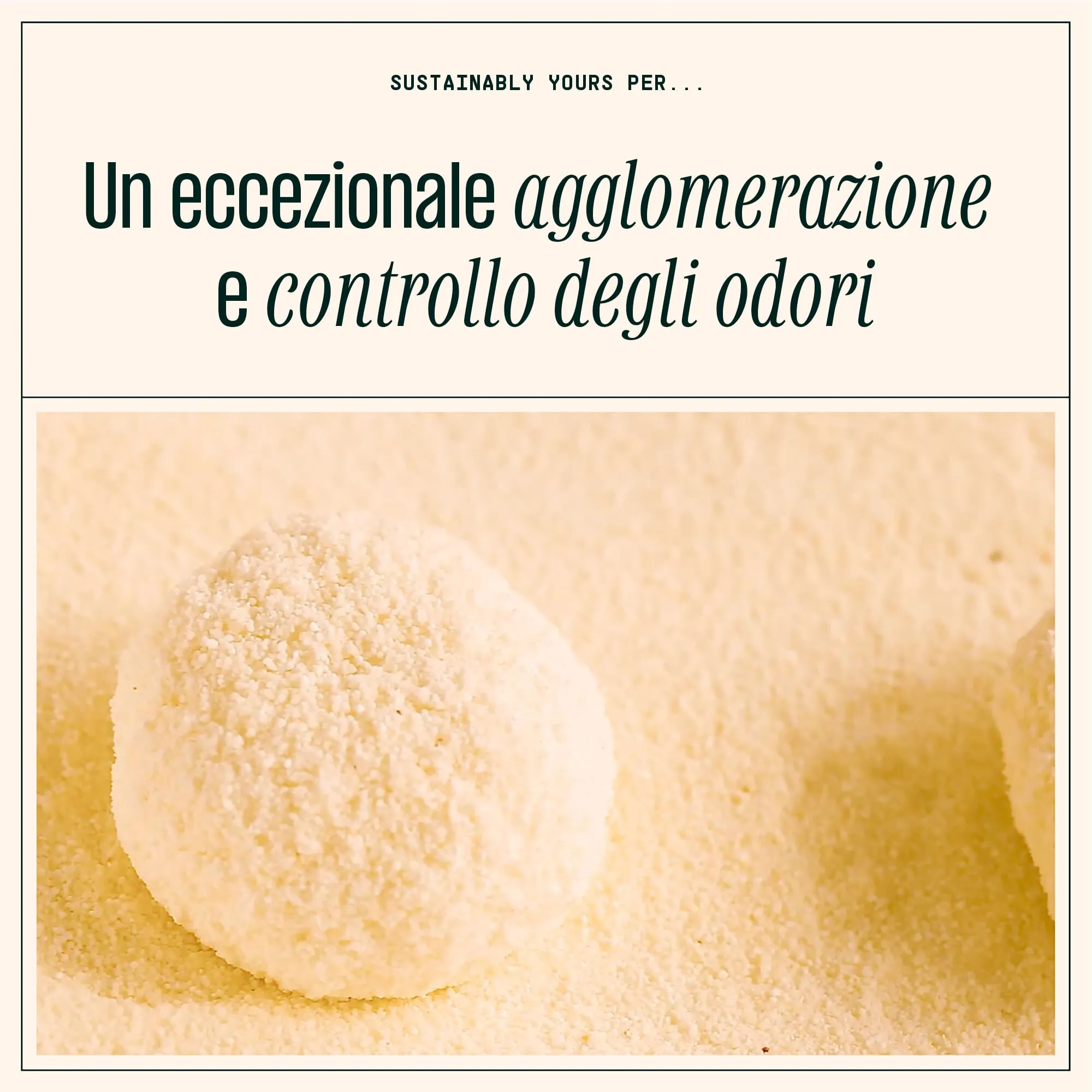 Sustainably Yours Lettiera per gatti – Formula a cereali misti 4,5 kg - immagine 2