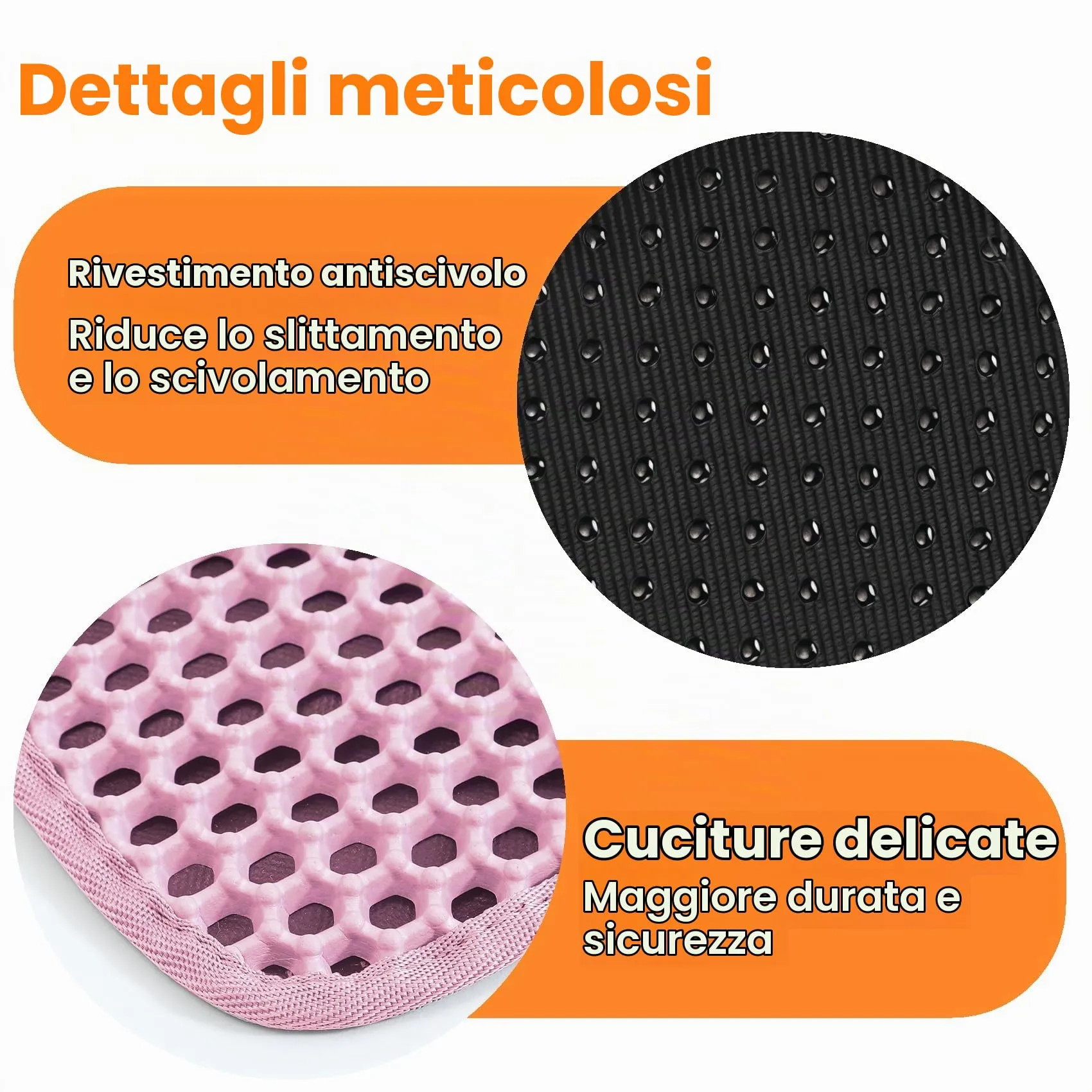 Petinstinct Tappetino Jumbo per Lettiera Gatto, Design Nido d'Ape 2 Strati - immagine 8