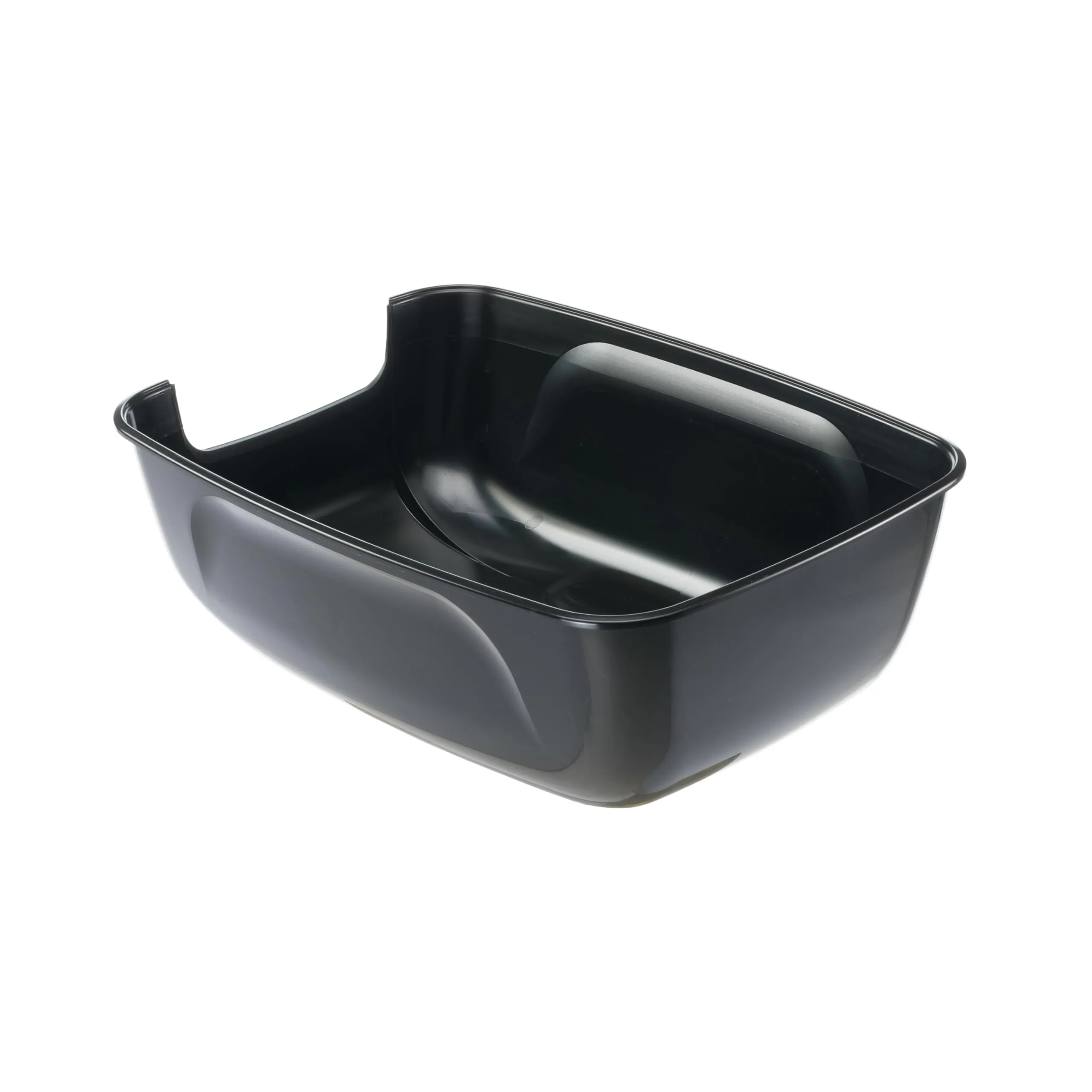 Ferplast Lettiera Gatto, Toilette per Gatti Grandi, in Plastica con Bordi Alti, Facile e Veloce da Pulire L 67 × W 49 × H 24 cm, Nero - immagine 2