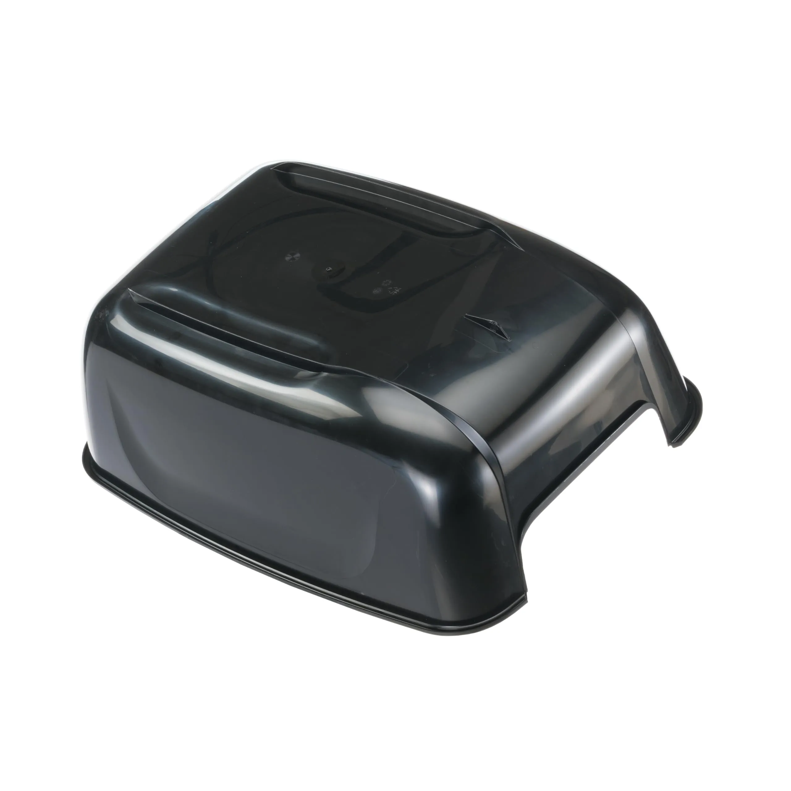 Ferplast Lettiera Gatto, Toilette per Gatti Grandi, in Plastica con Bordi Alti, Facile e Veloce da Pulire L 67 × W 49 × H 24 cm, Nero - immagine 3