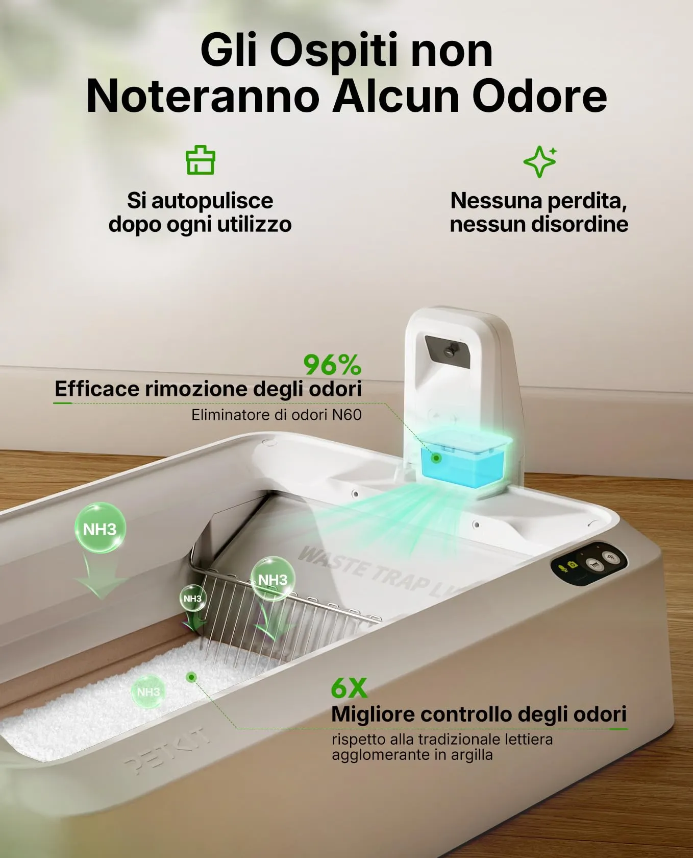 PETKIT PUROBOT Crystal Duo Lettiera Gatto Autopulente con Telecamera AI - immagine 6