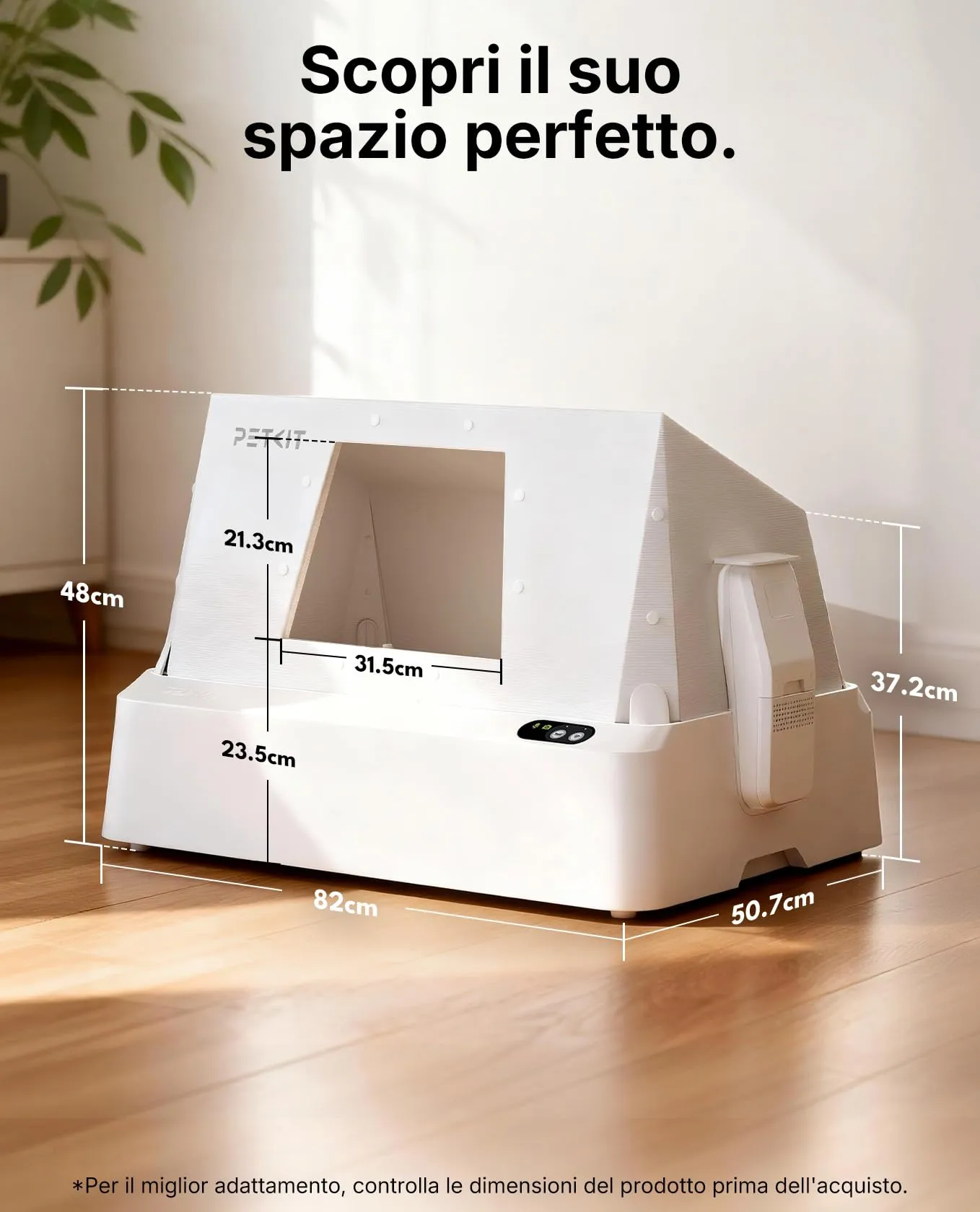 PETKIT PUROBOT Crystal Duo Lettiera Gatto Autopulente con Telecamera AI - immagine 7
